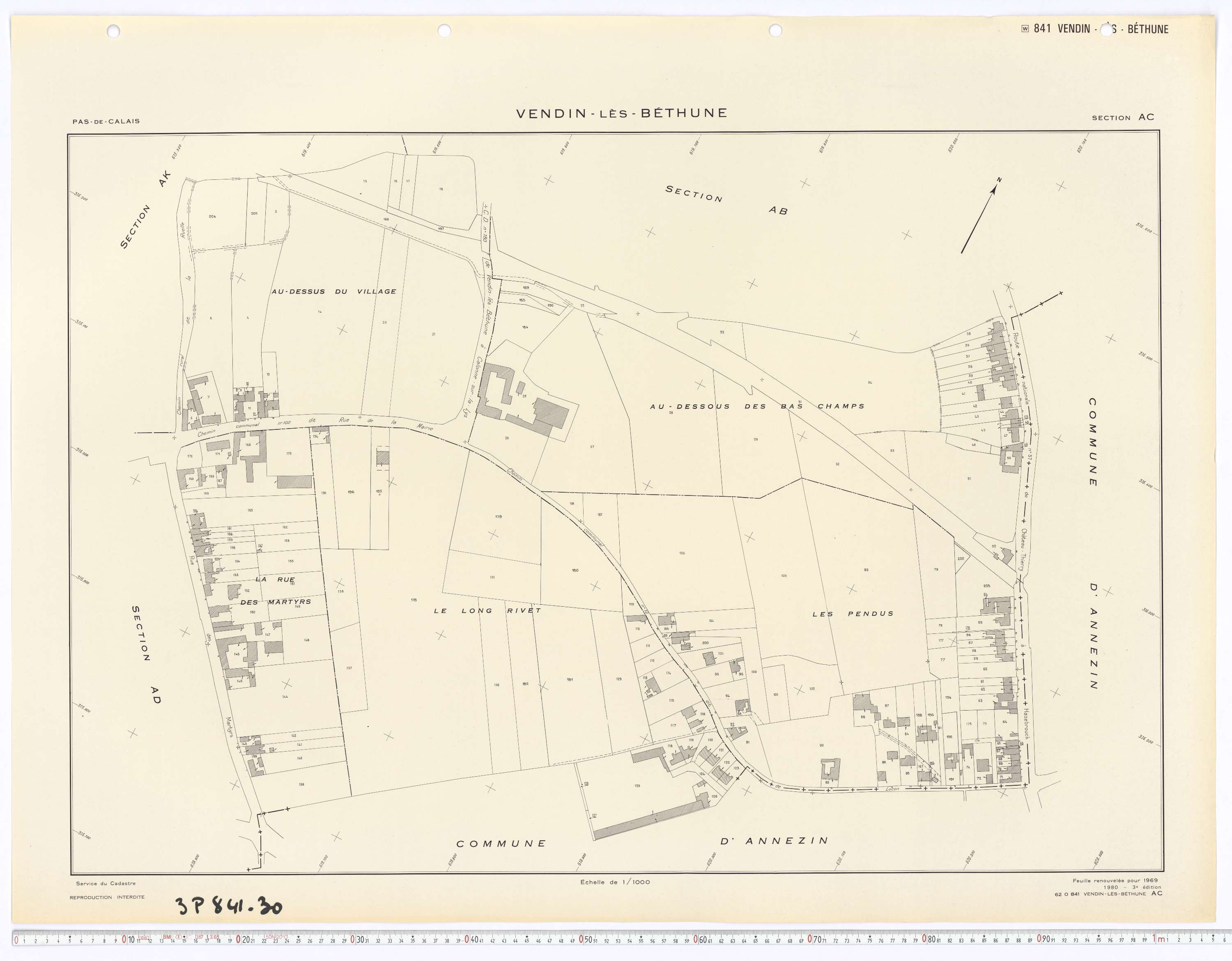 Vendin-lès-Béthune - Section AC.