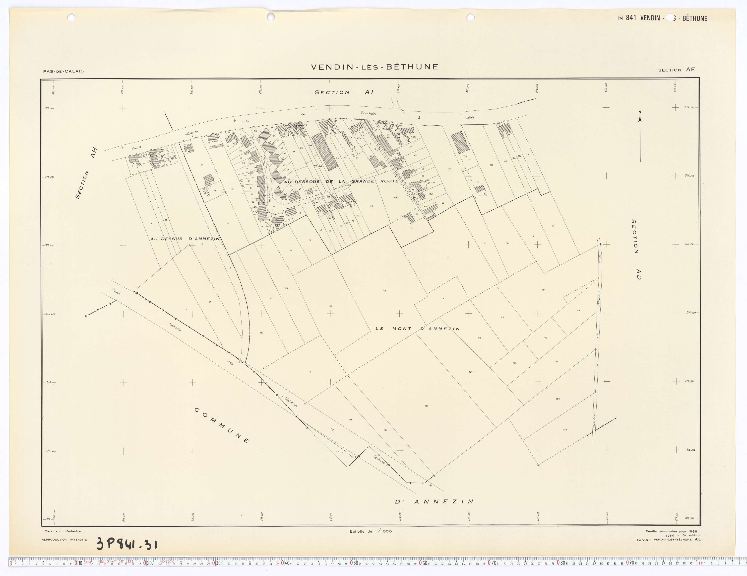 Vendin-lès-Béthune - Section AE.