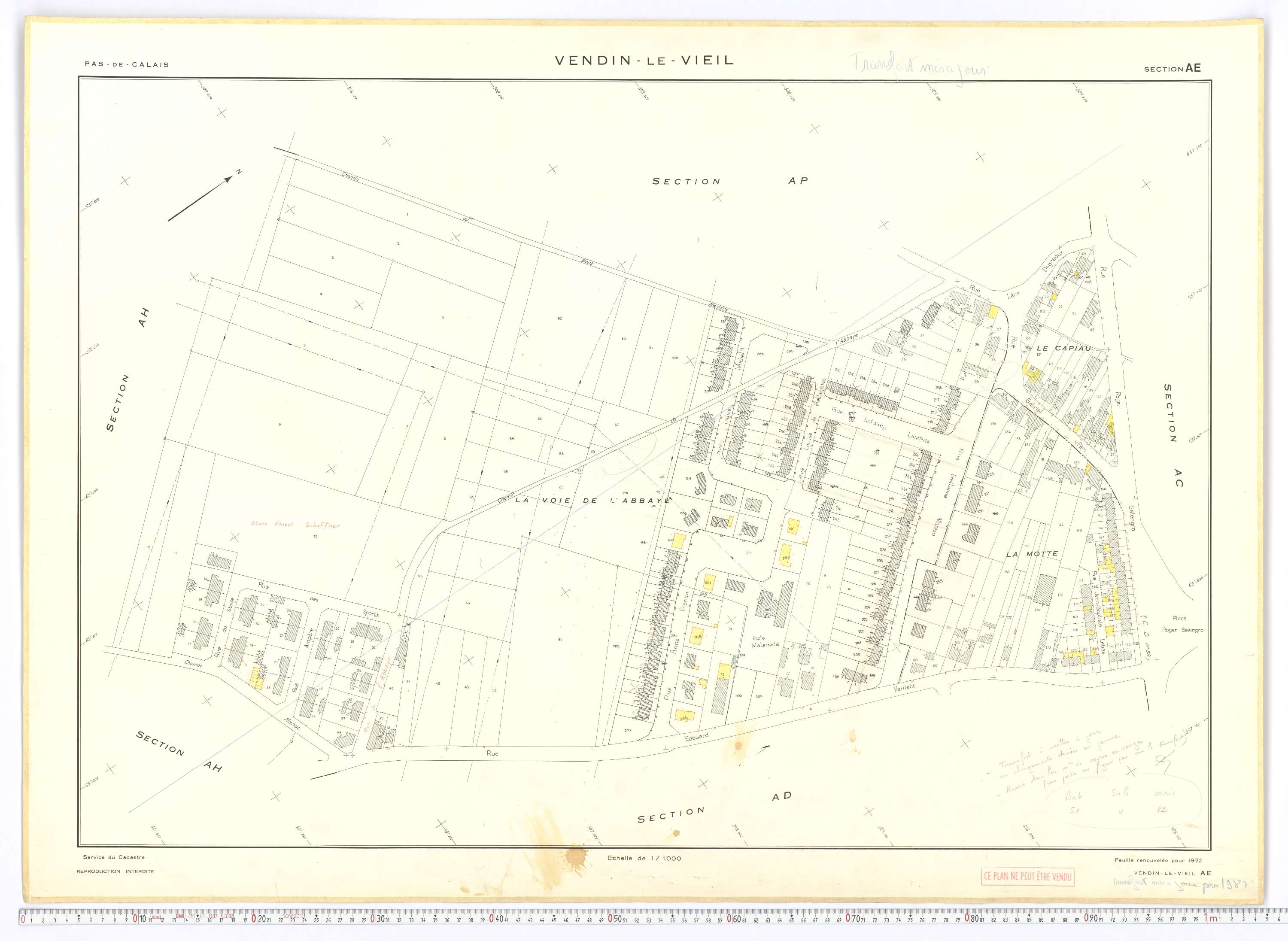 Vendin-le-Vieil - Section AE.