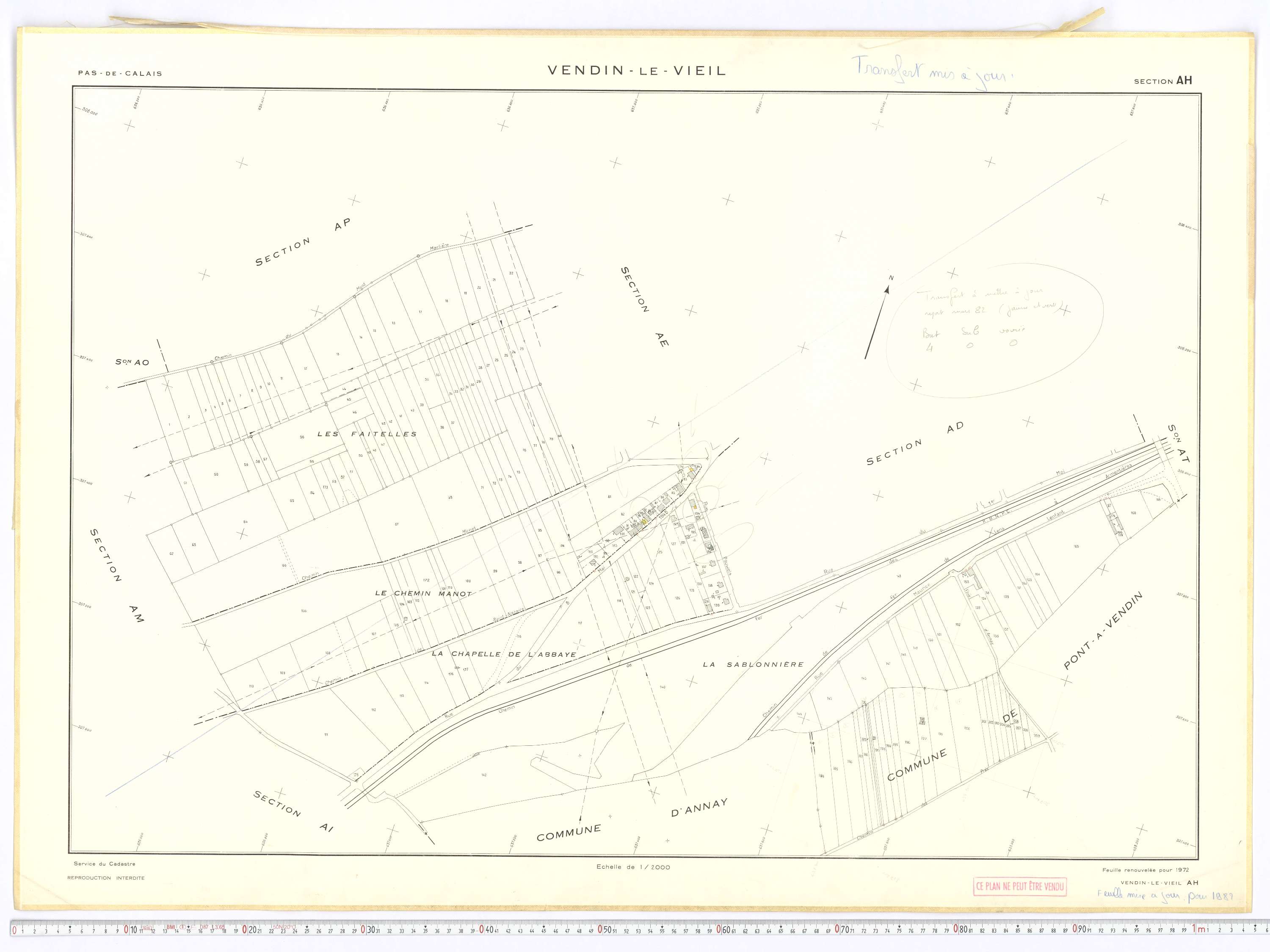 Vendin-le-Vieil - Section AH.