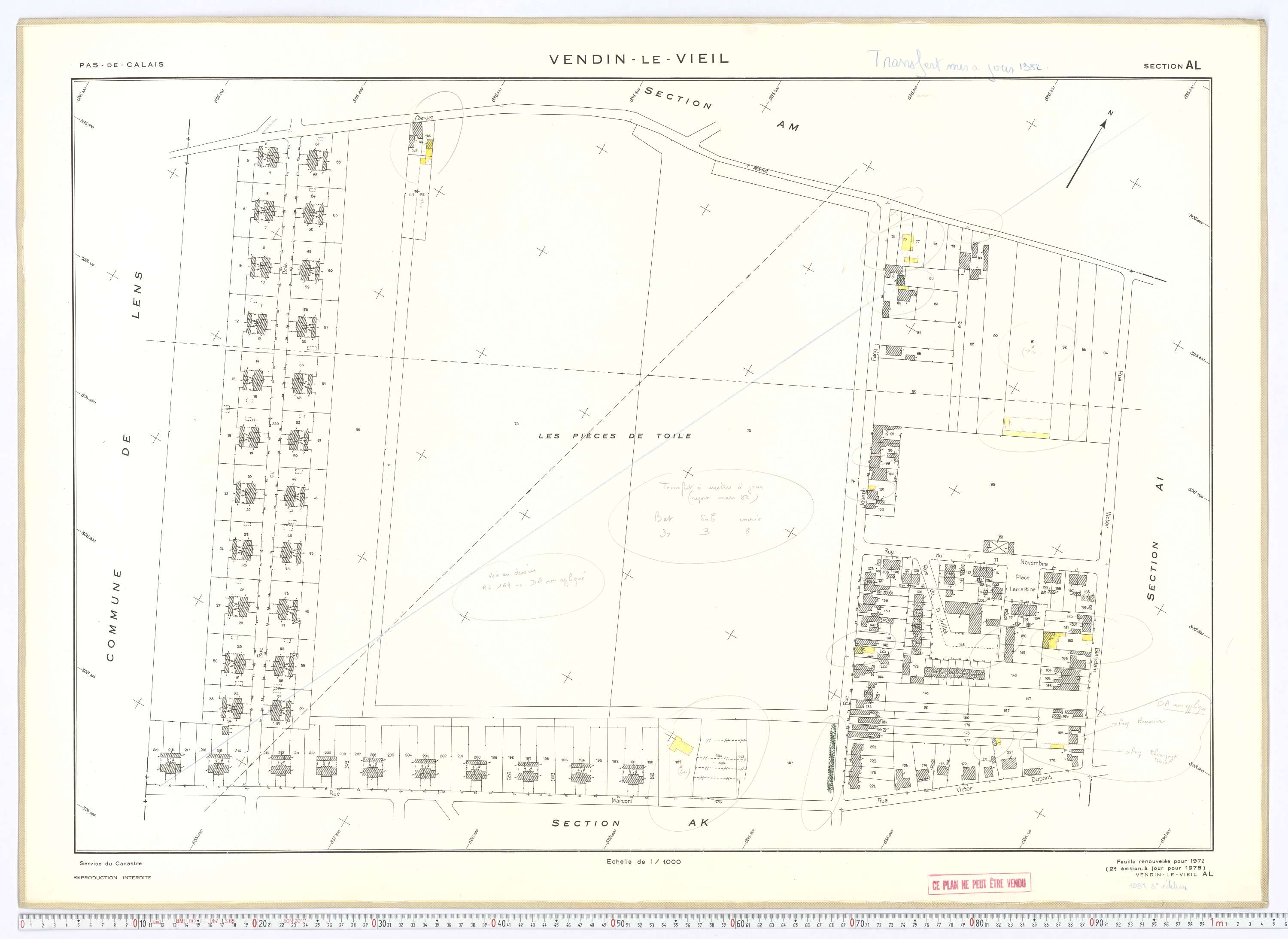 Vendin-le-Vieil - Section AL.