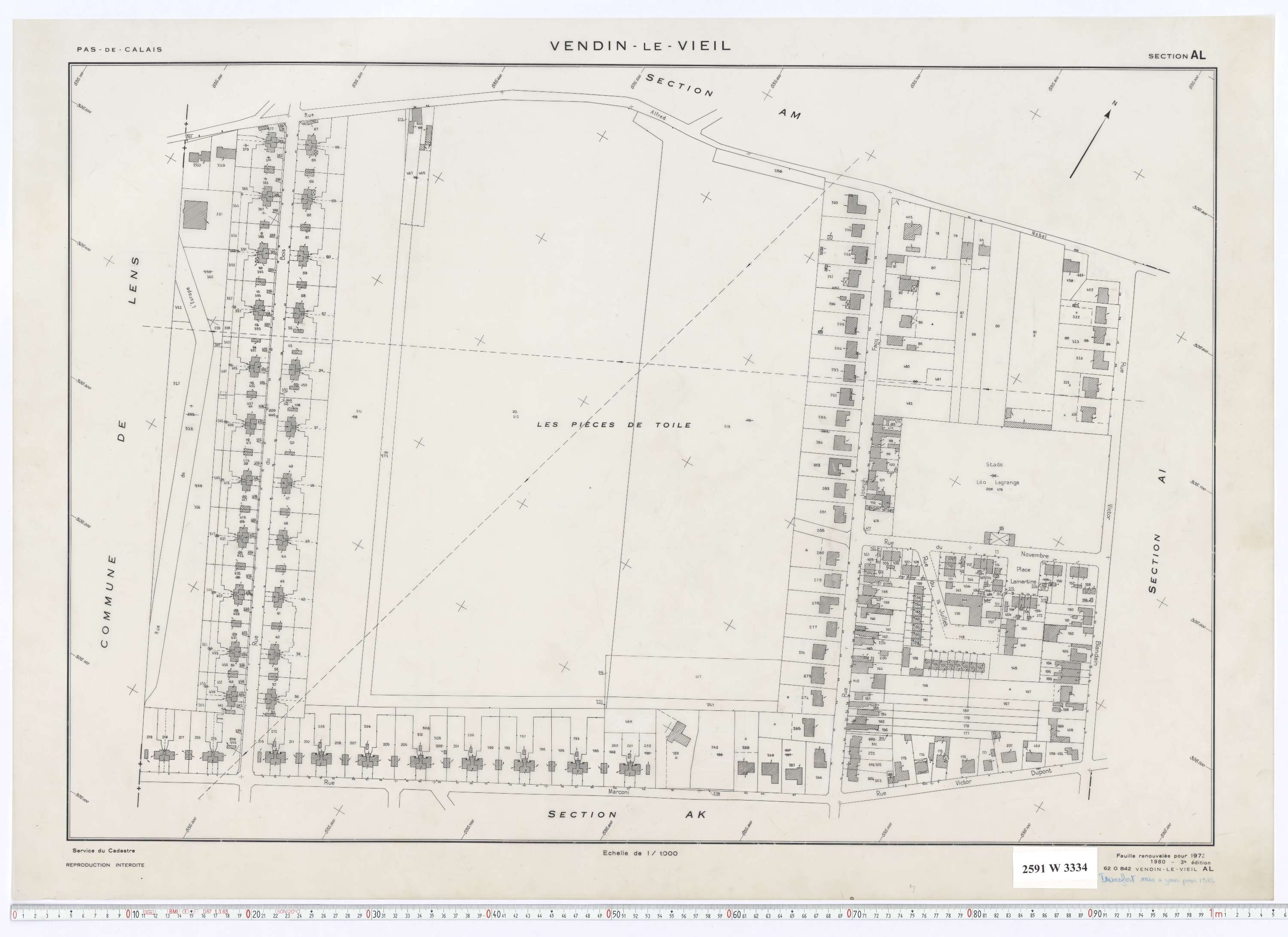Vendin-le-Vieil - Section AL.