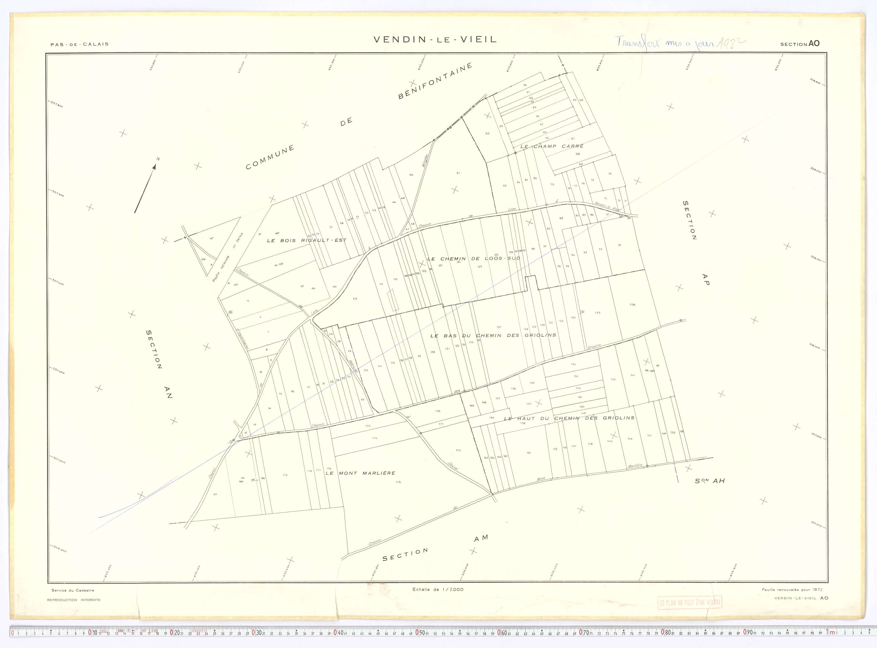 Vendin-le-Vieil - Section AO.