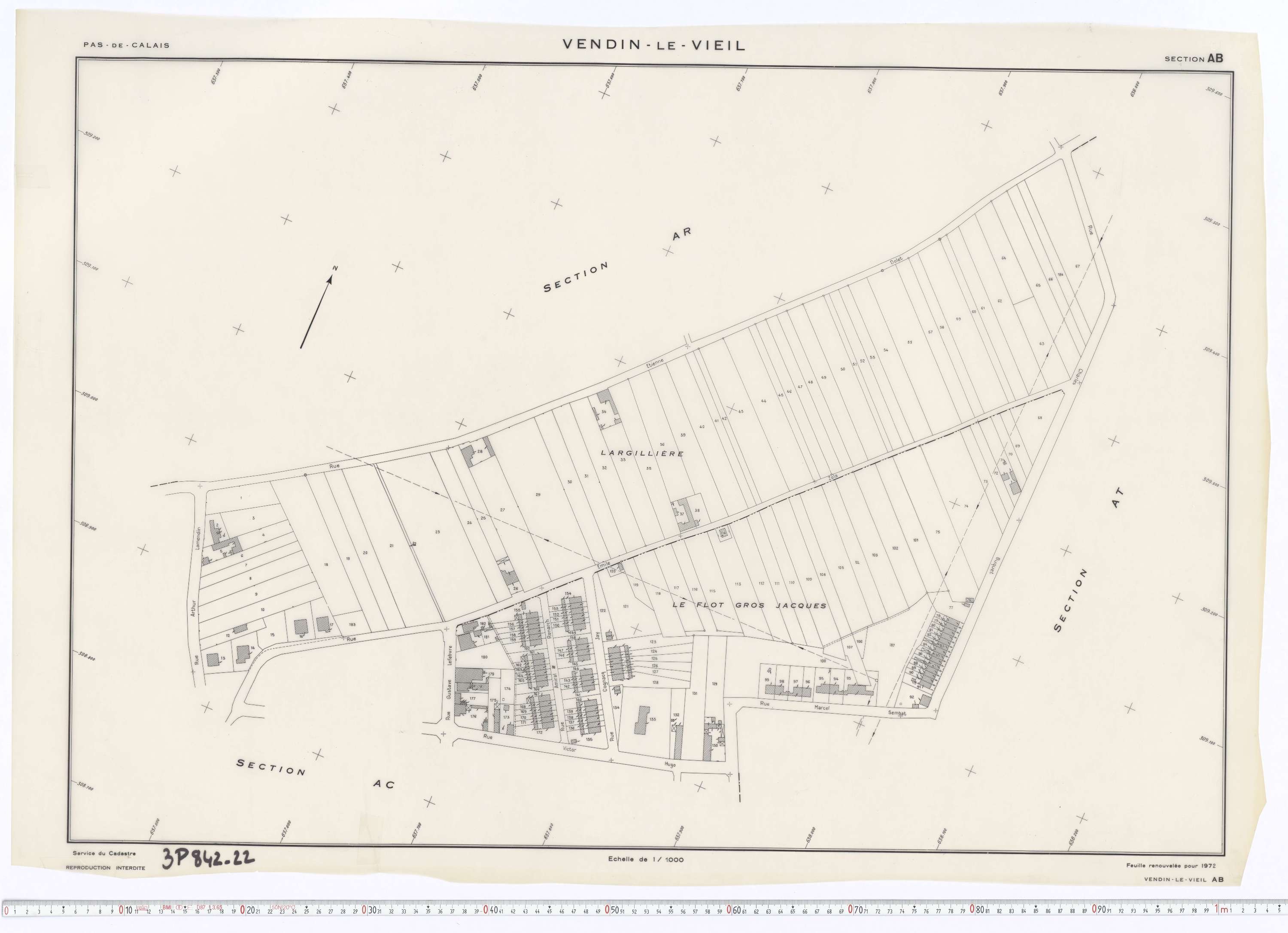 Vendin-le-Vieil - Section AB.