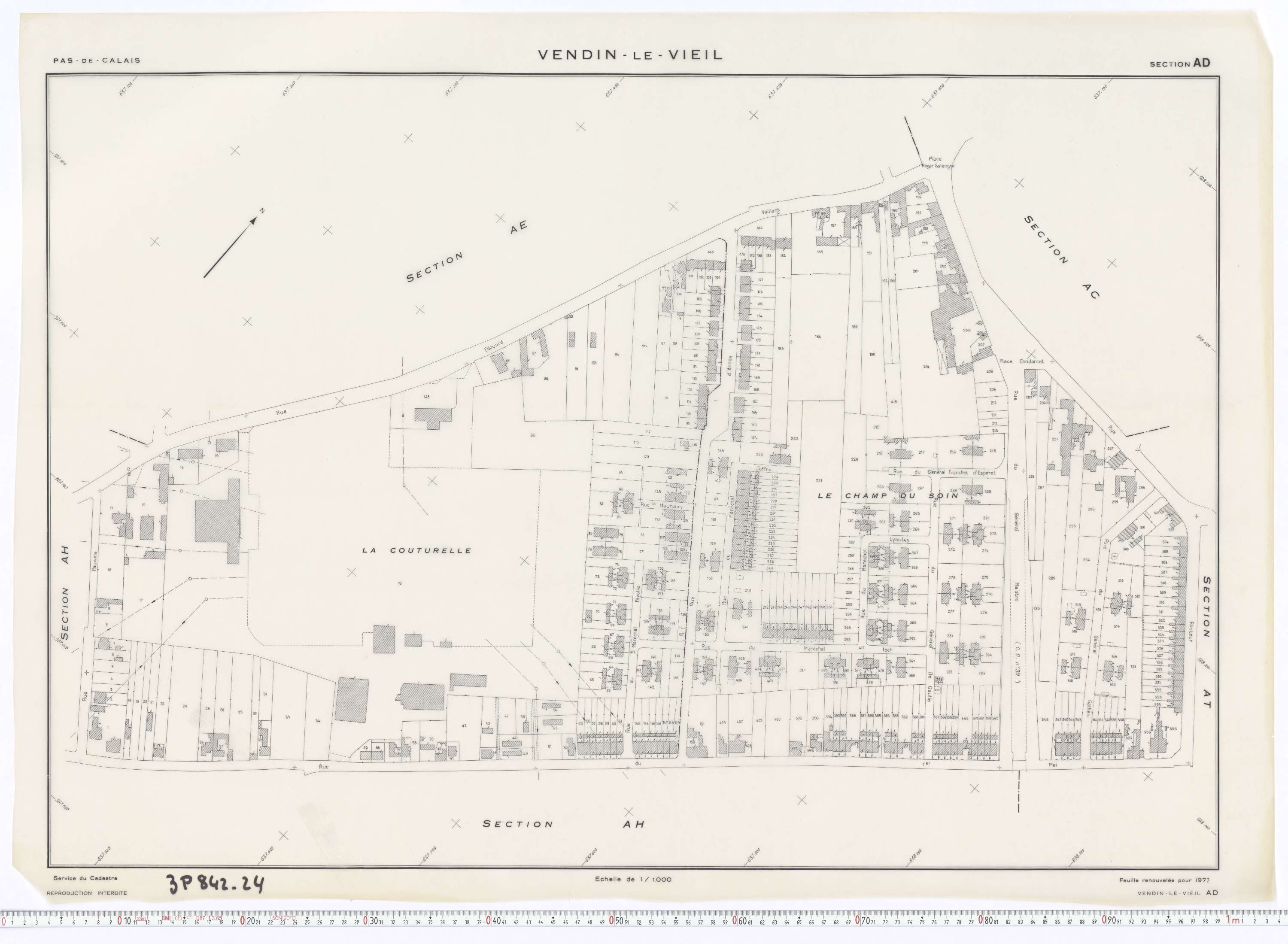 Vendin-le-Vieil - Section AD.