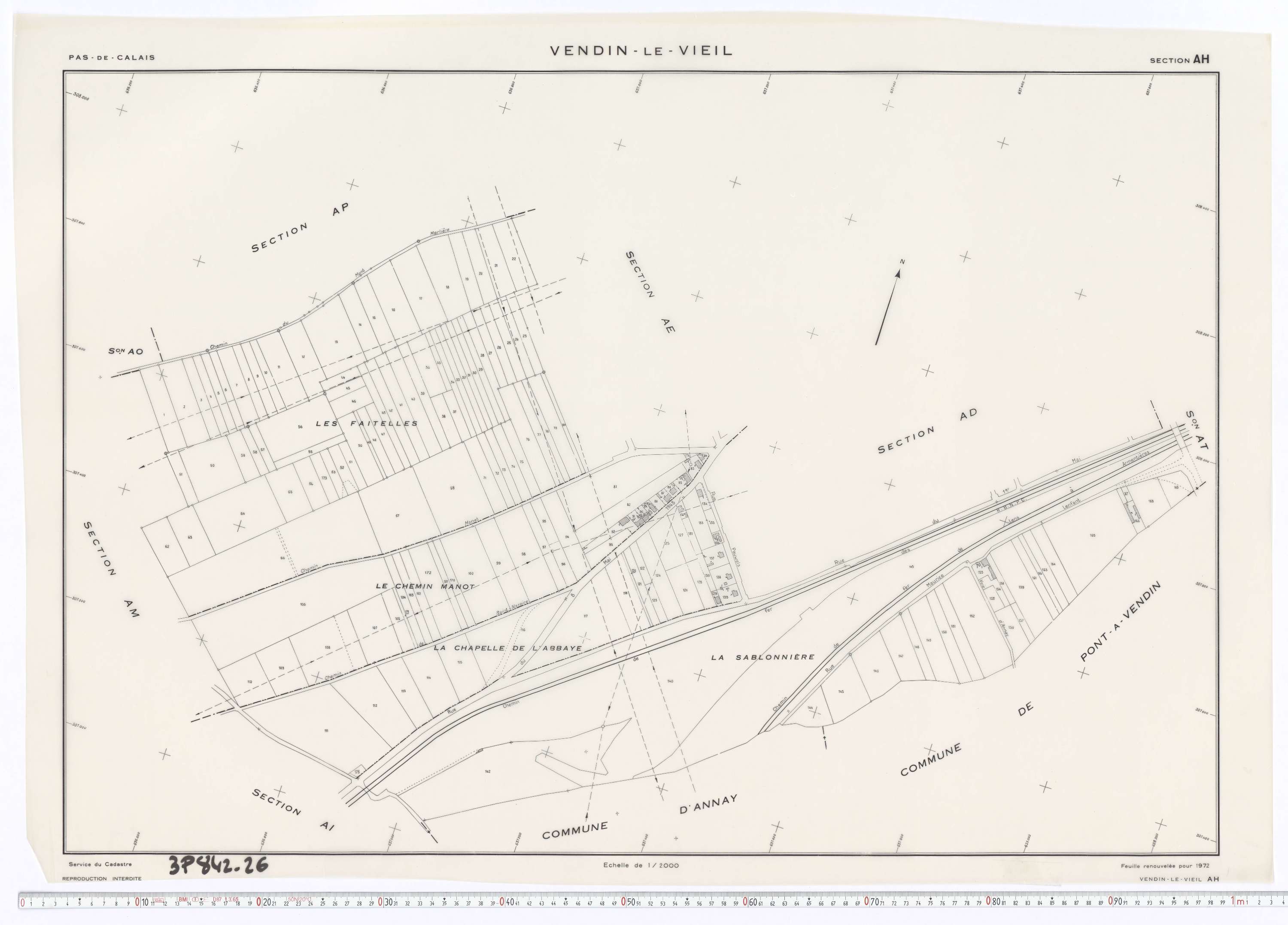 Vendin-le-Vieil - Section AH.