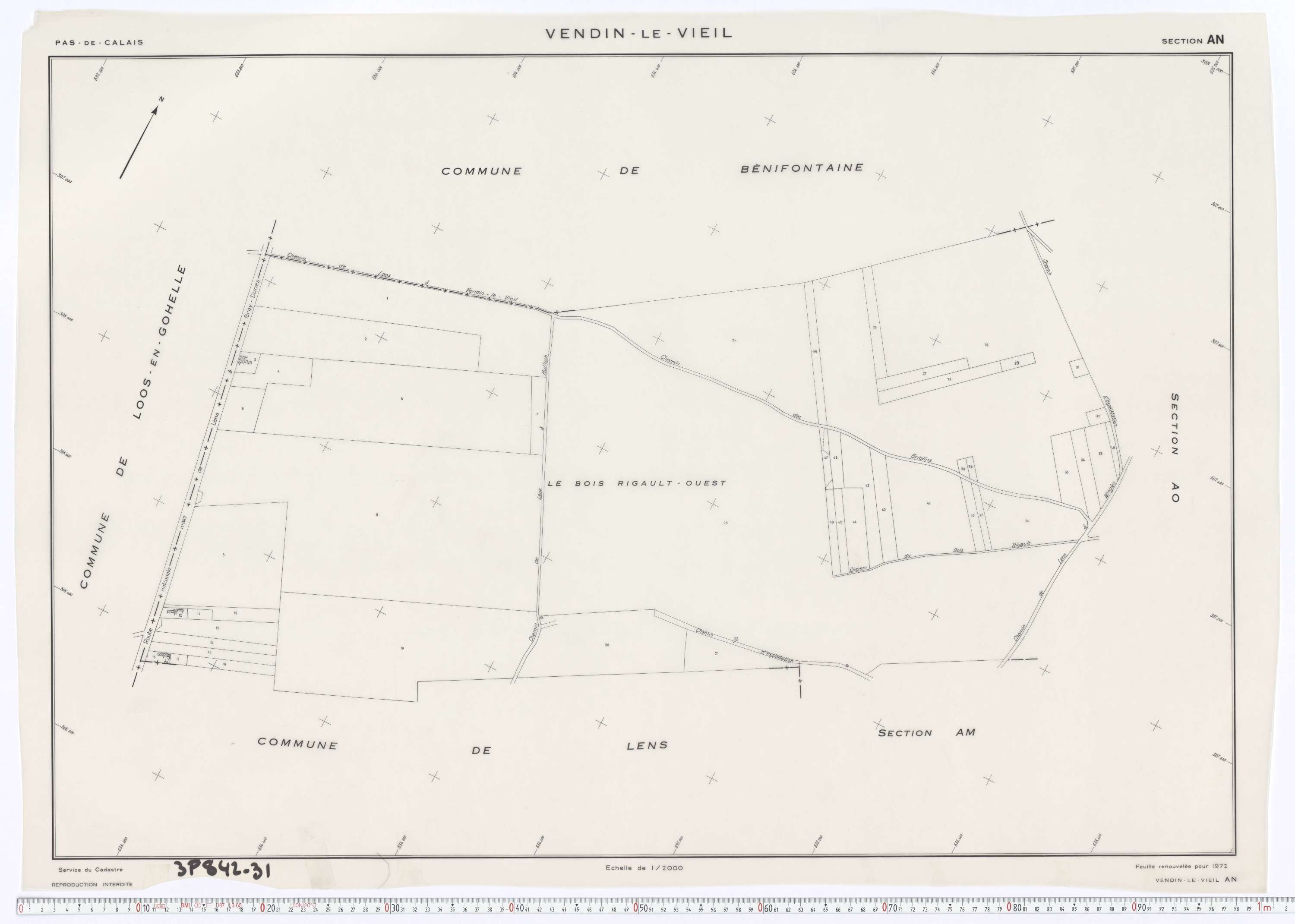 Vendin-le-Vieil - Section AN.