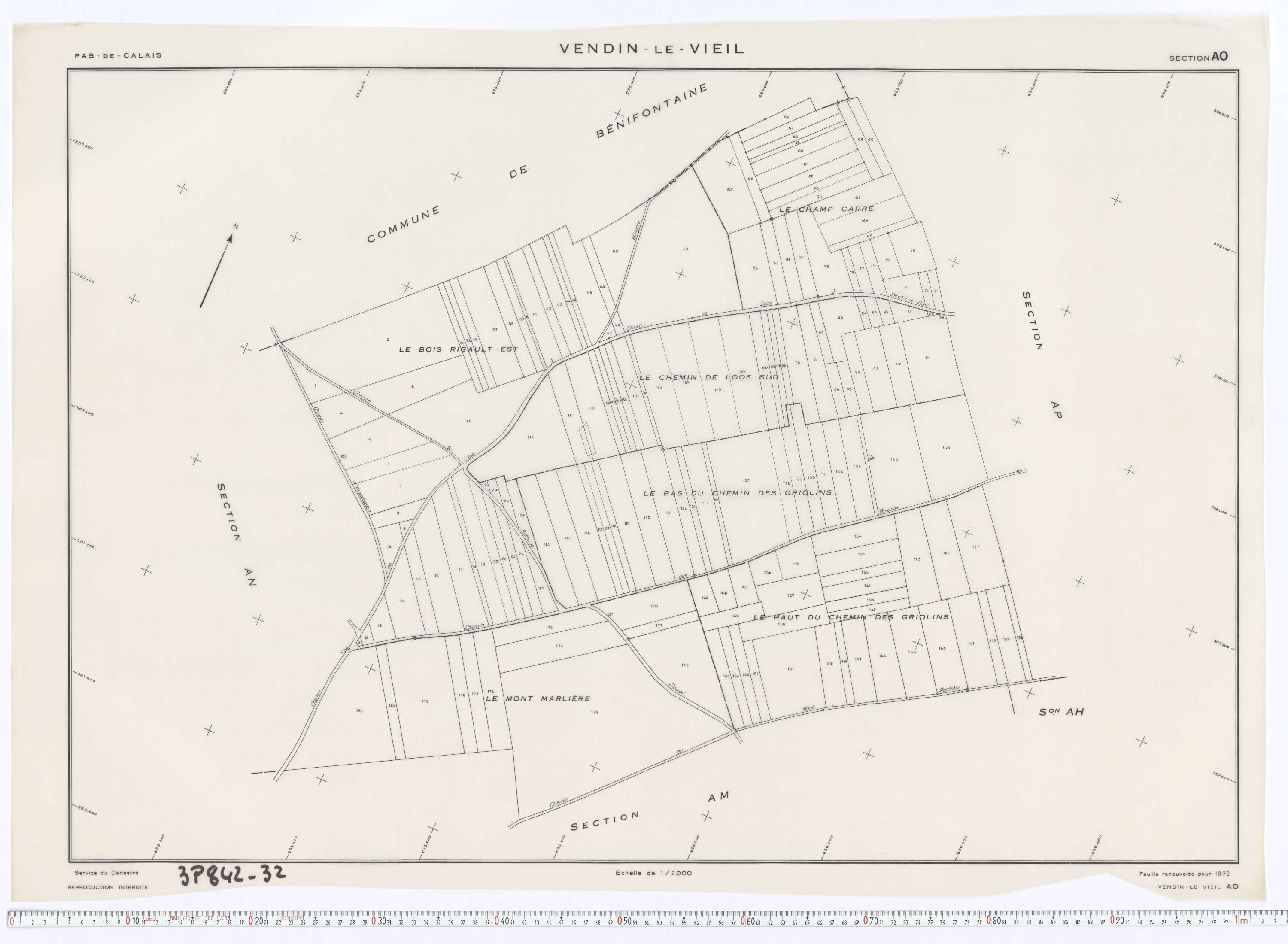 Vendin-le-Vieil - Section AO.