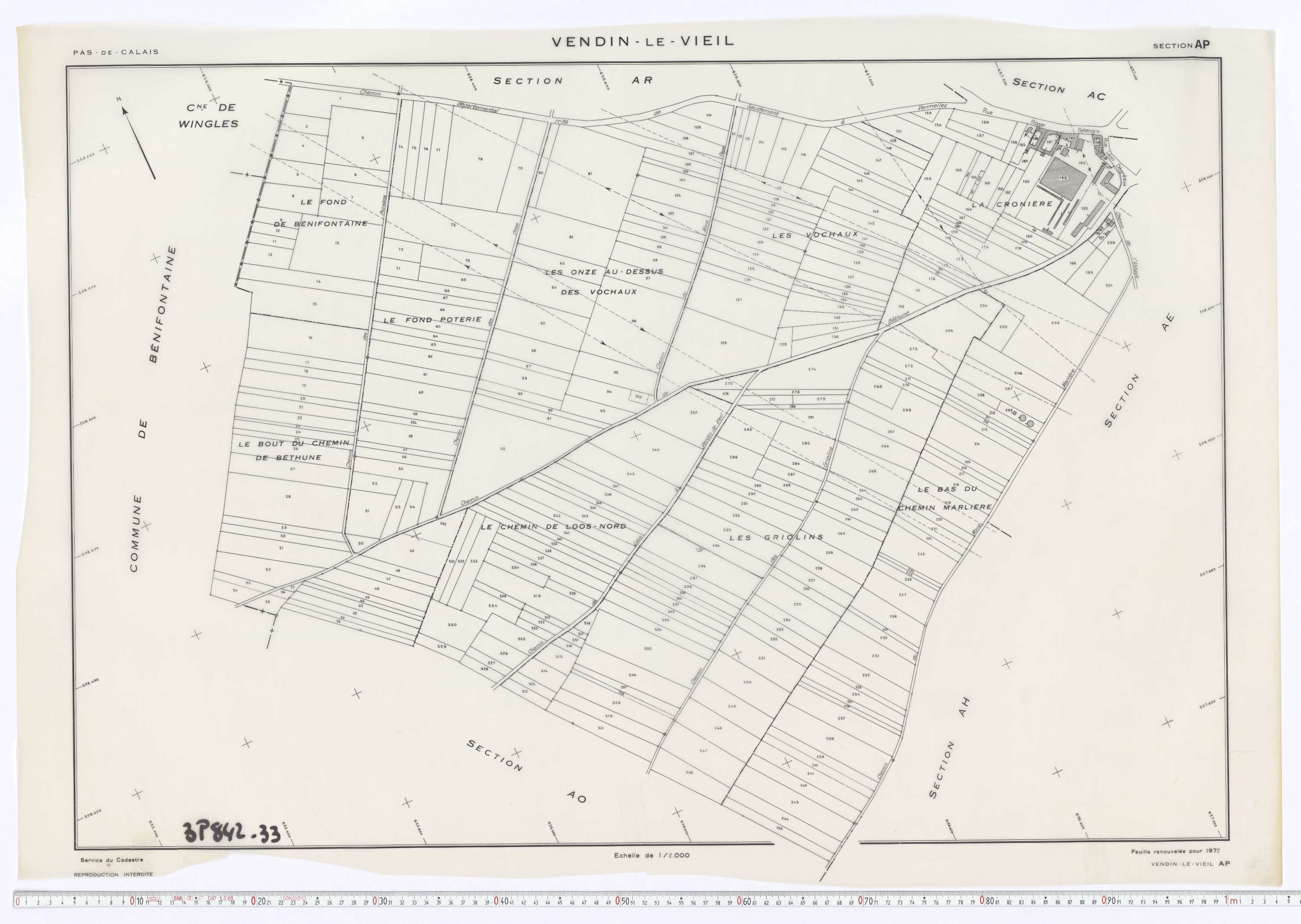 Vendin-le-Vieil - Section AP.