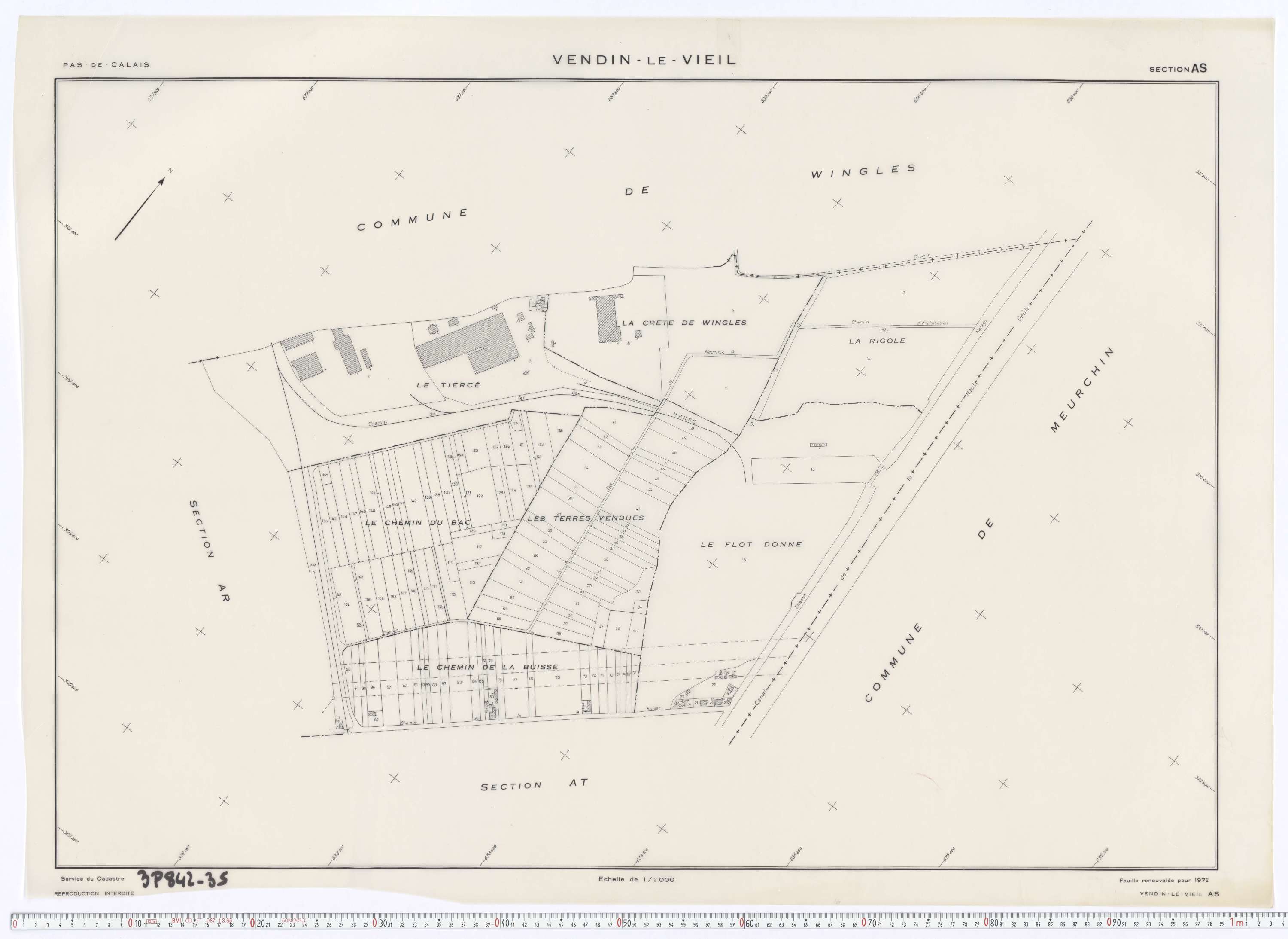 Vendin-le-Vieil - Section AS.