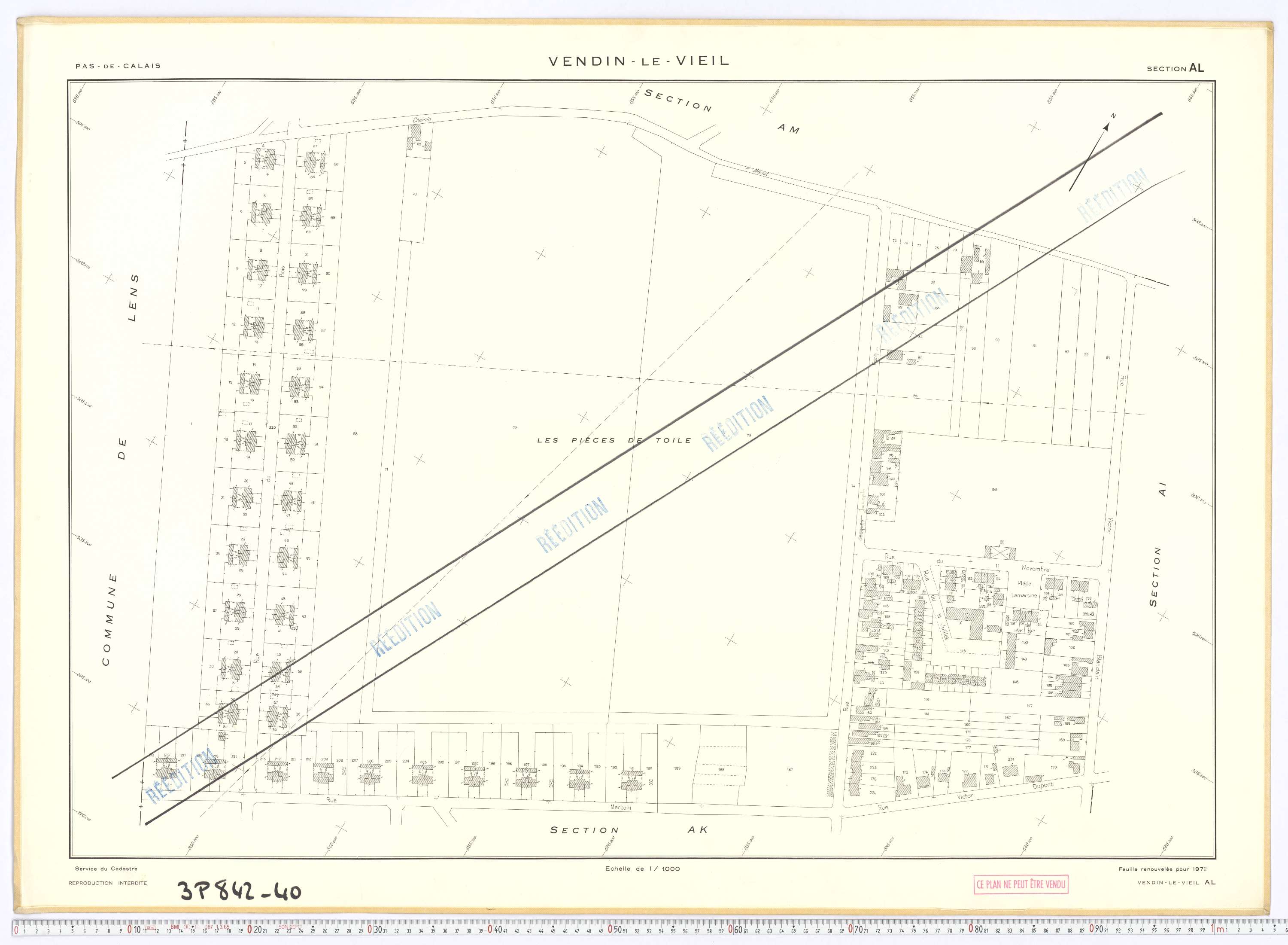 Vendin-le-Vieil - Section AL.