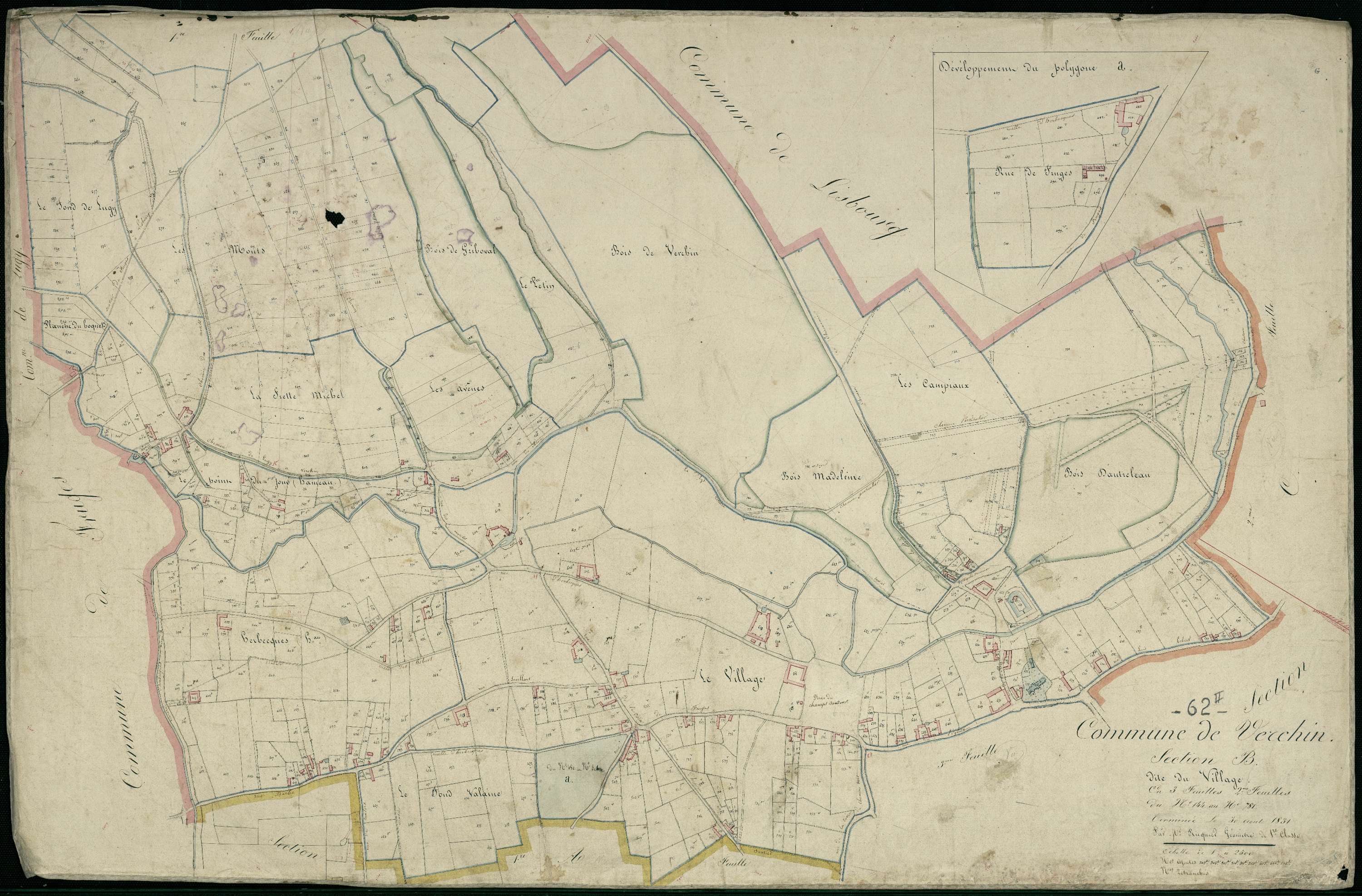 Verchin - Section B, 2e feuille