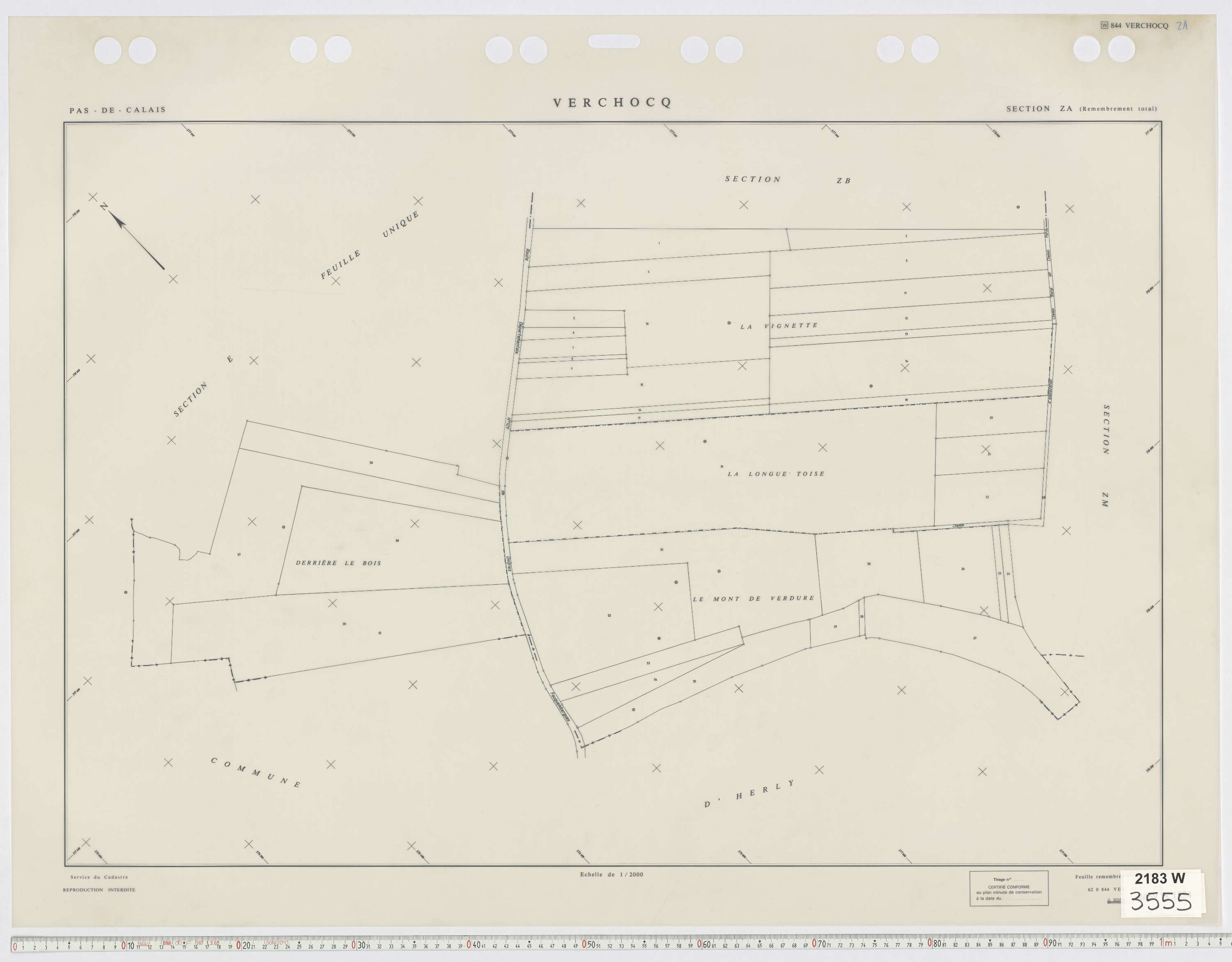 Verchocq - Section ZA.