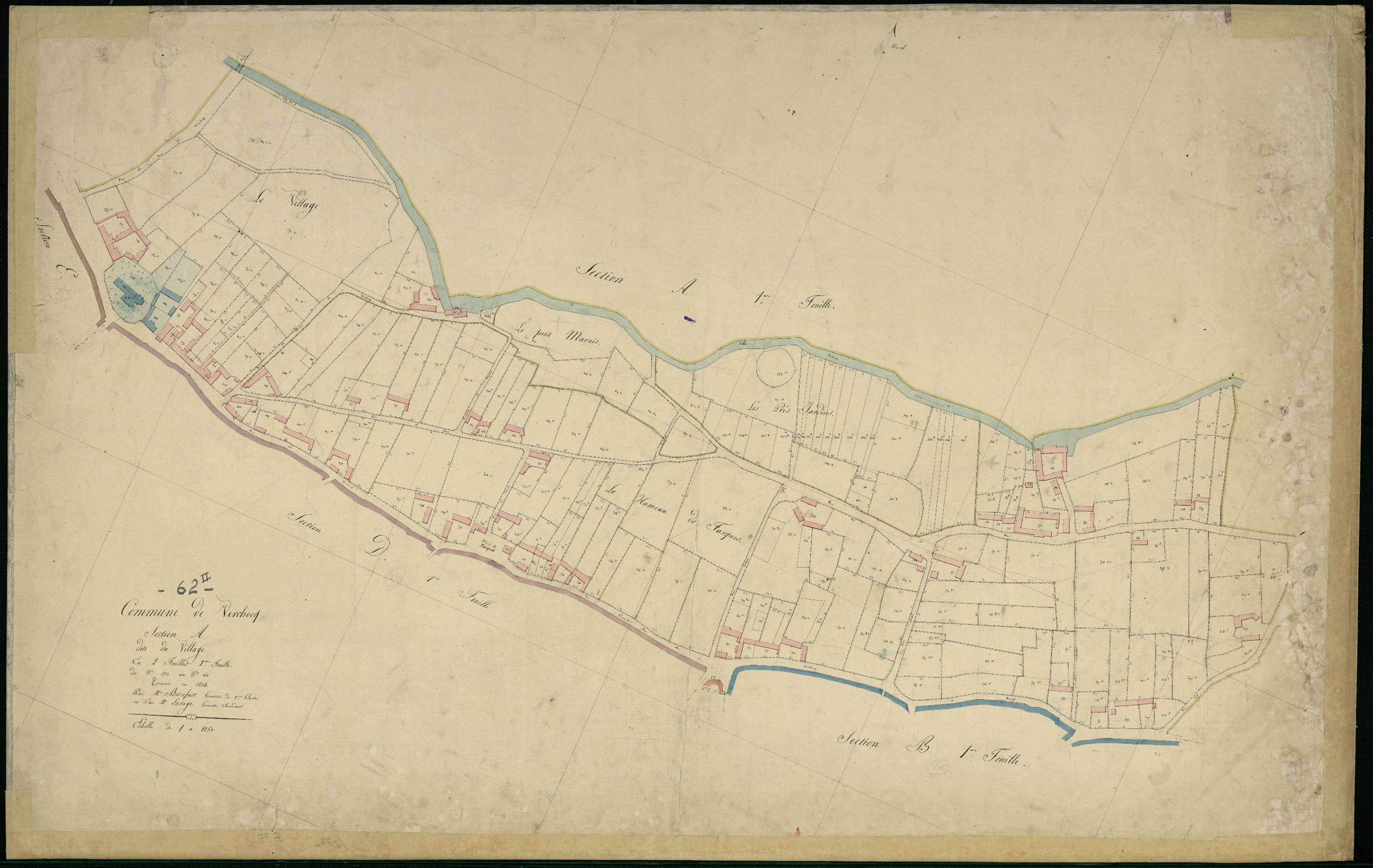 Verchocq - Section A, 2e feuille