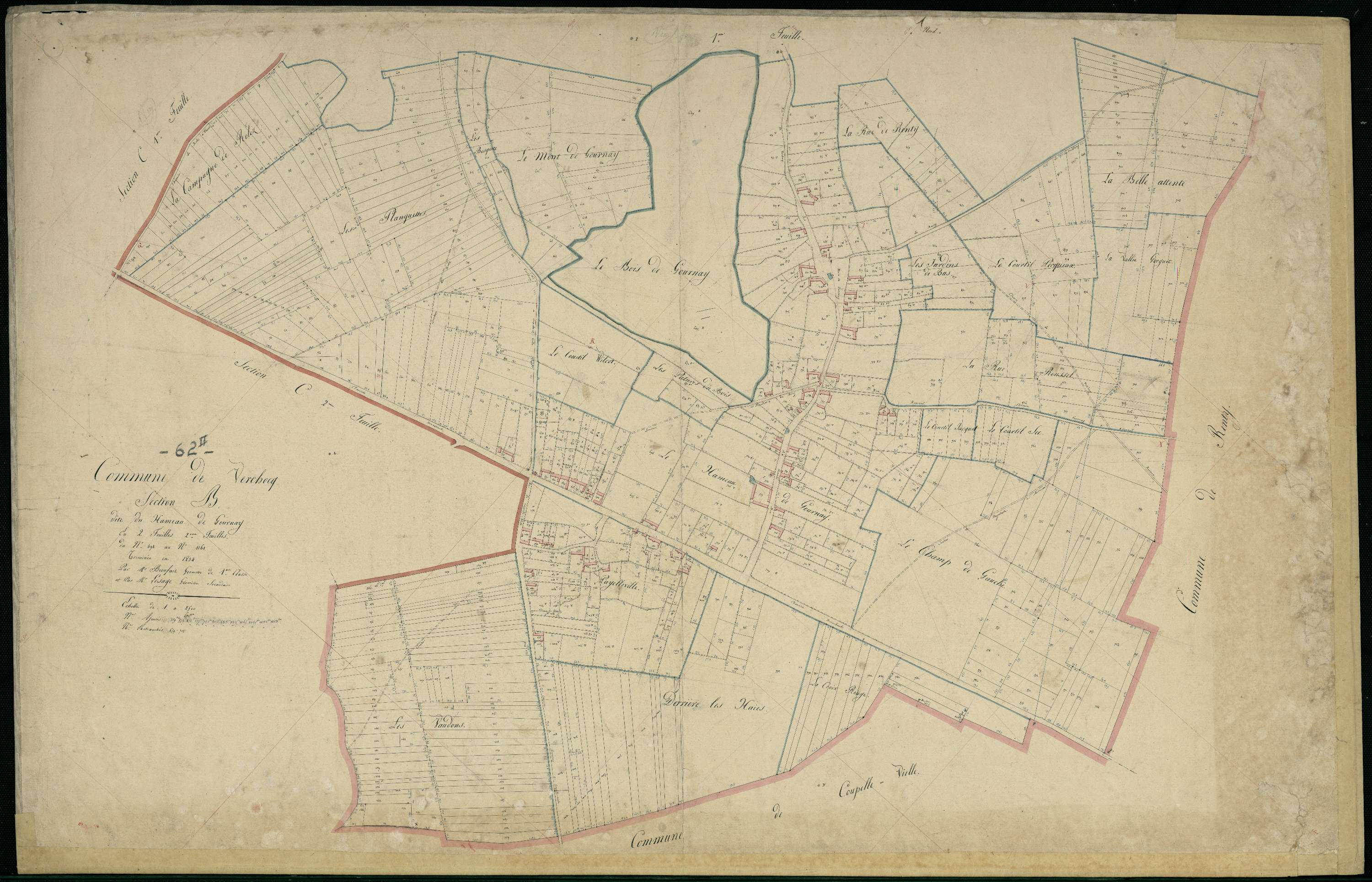 Verchocq - Section B, 2e feuille
