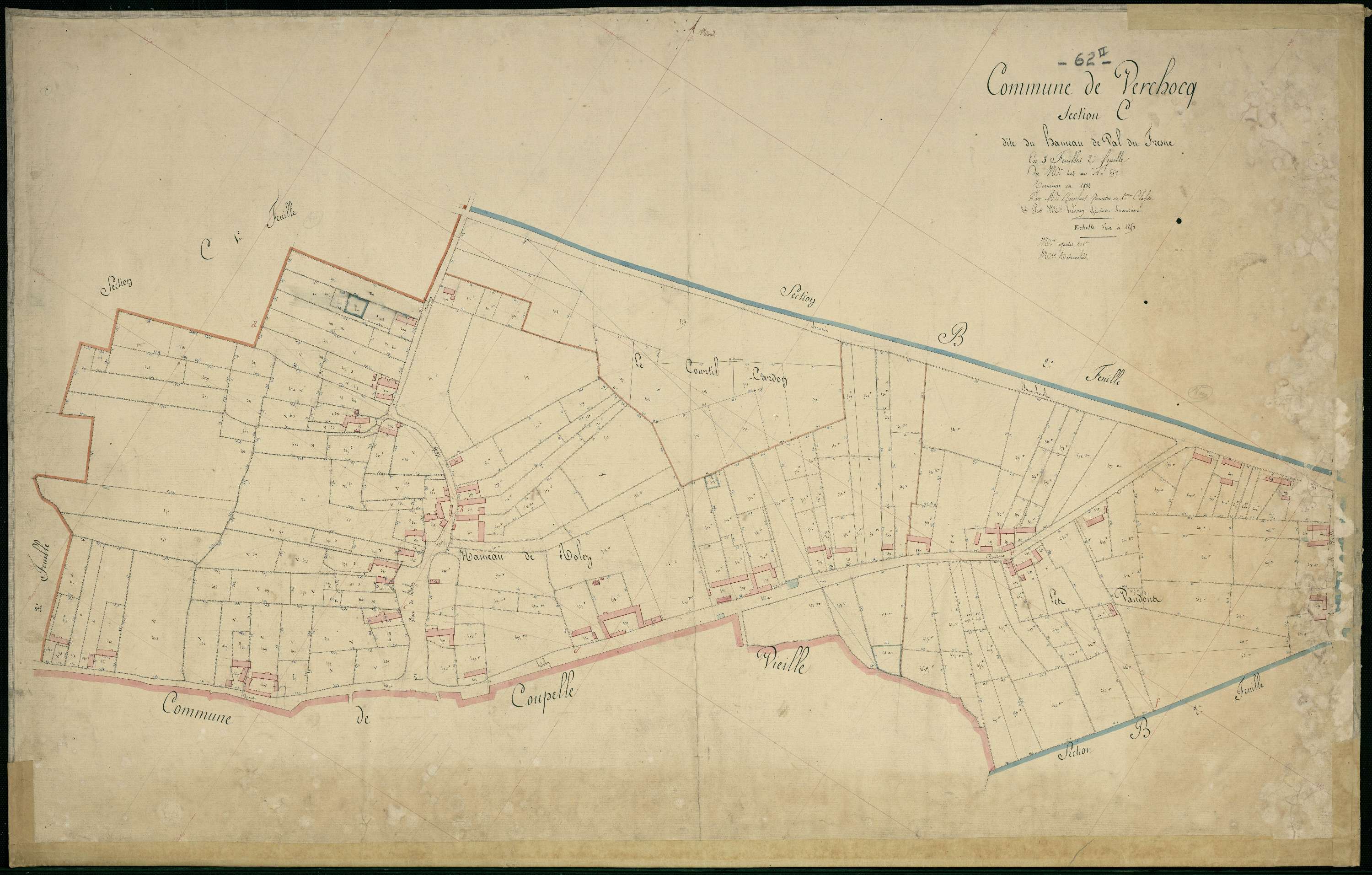 Verchocq - Section C, 2e feuille
