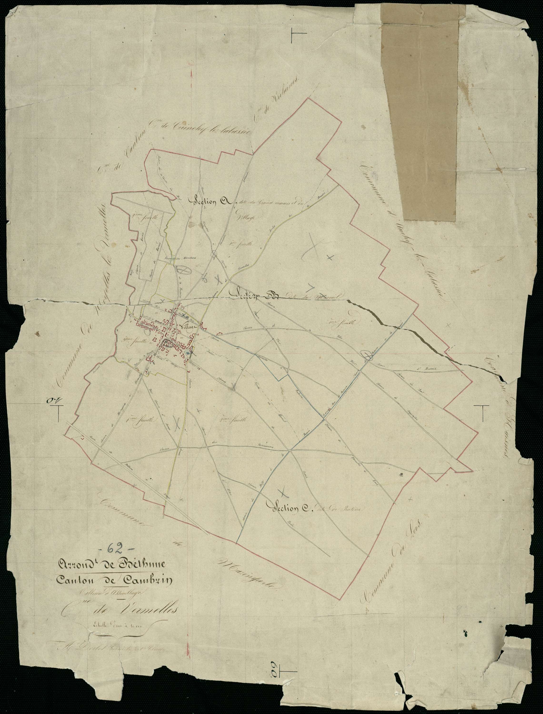 Vermelles - Tableau d'assemblage