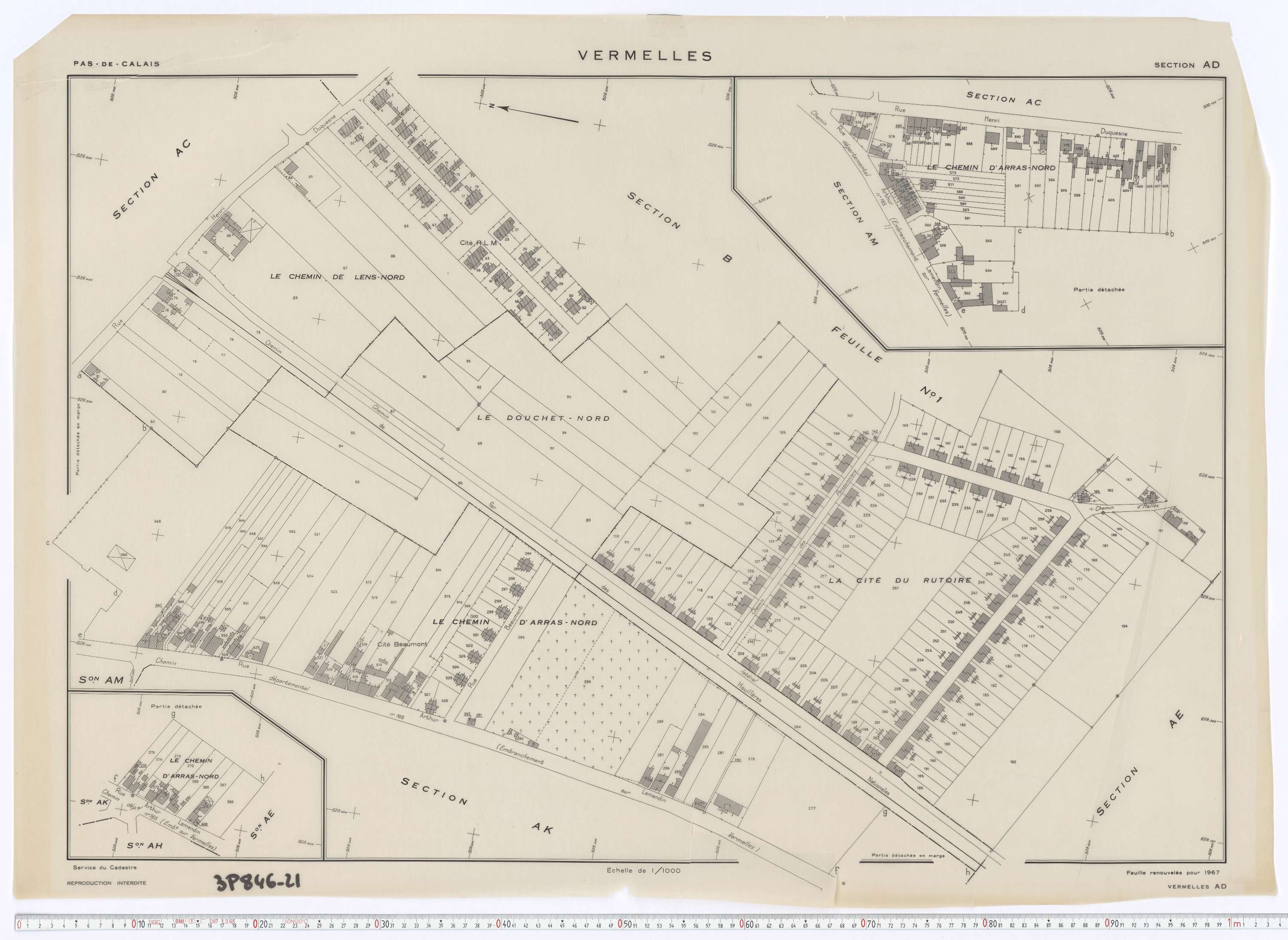 Vermelles - Section AD.