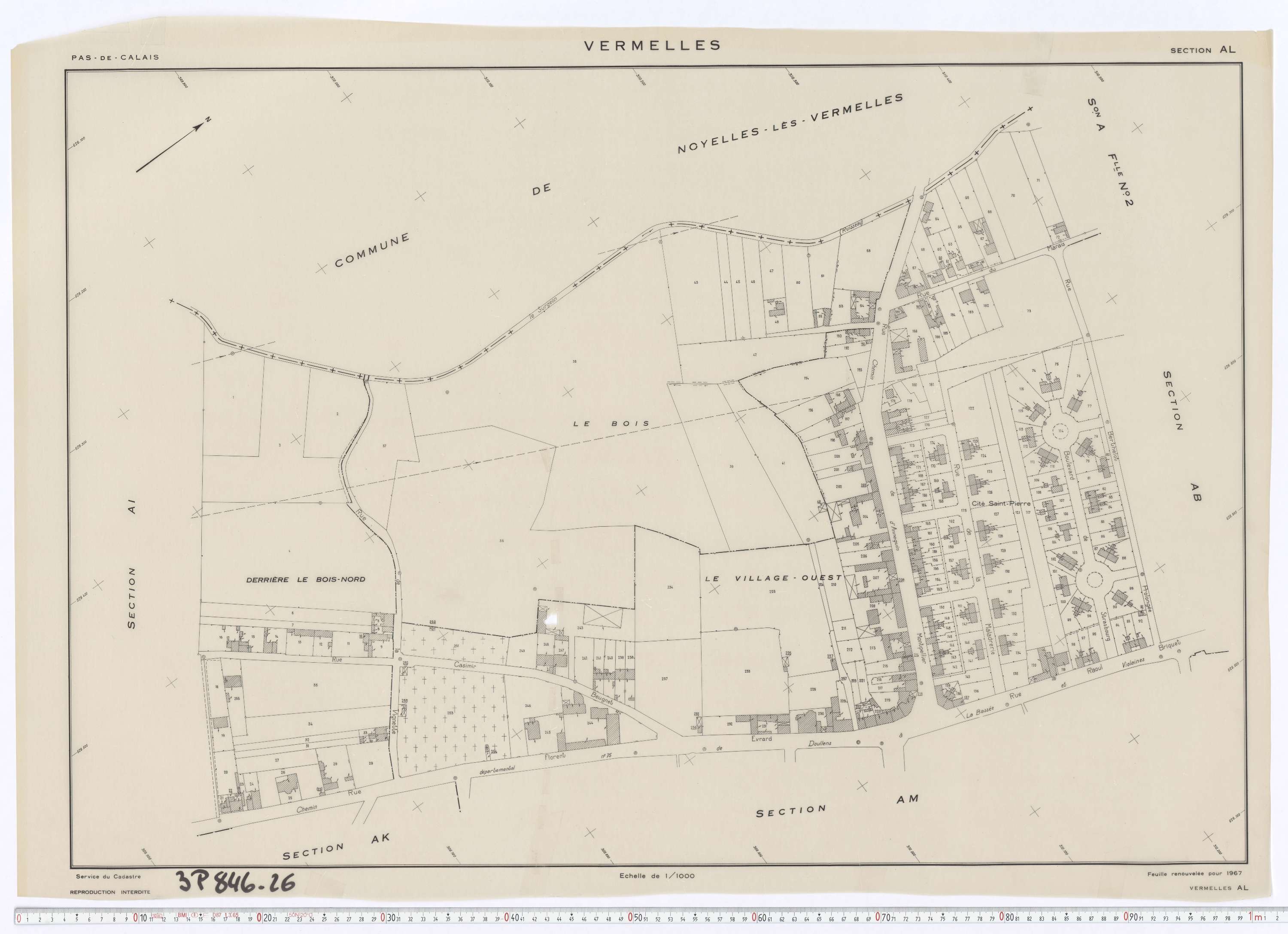 Vermelles - Section AL.