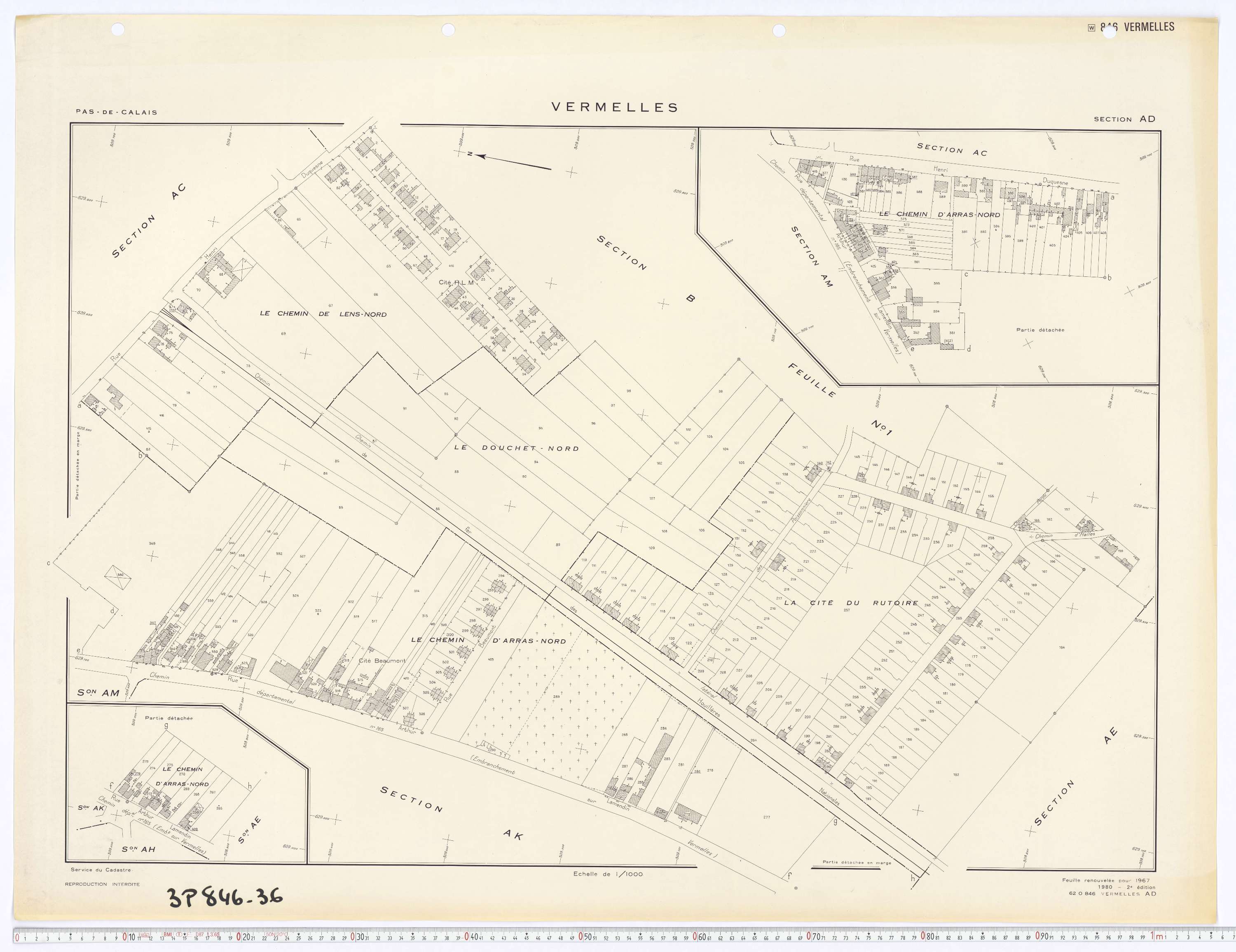 Vermelles - Section AD.