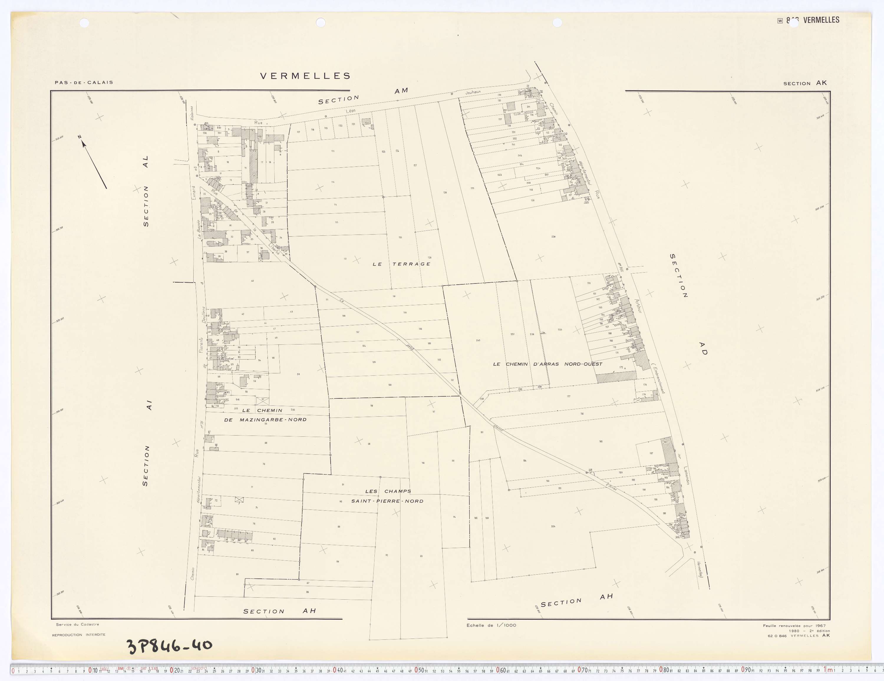 Vermelles - Section AK.