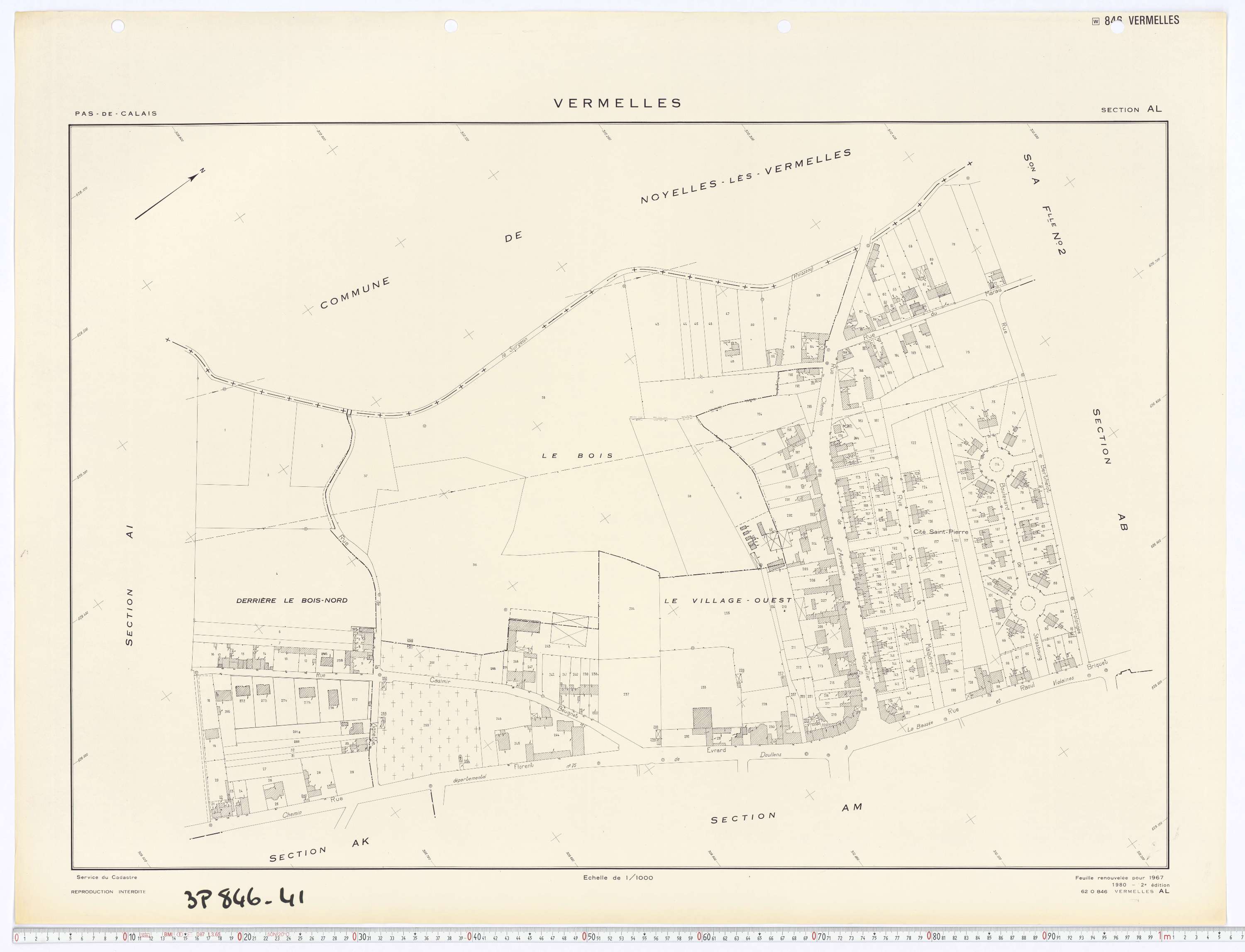Vermelles - Section AL.