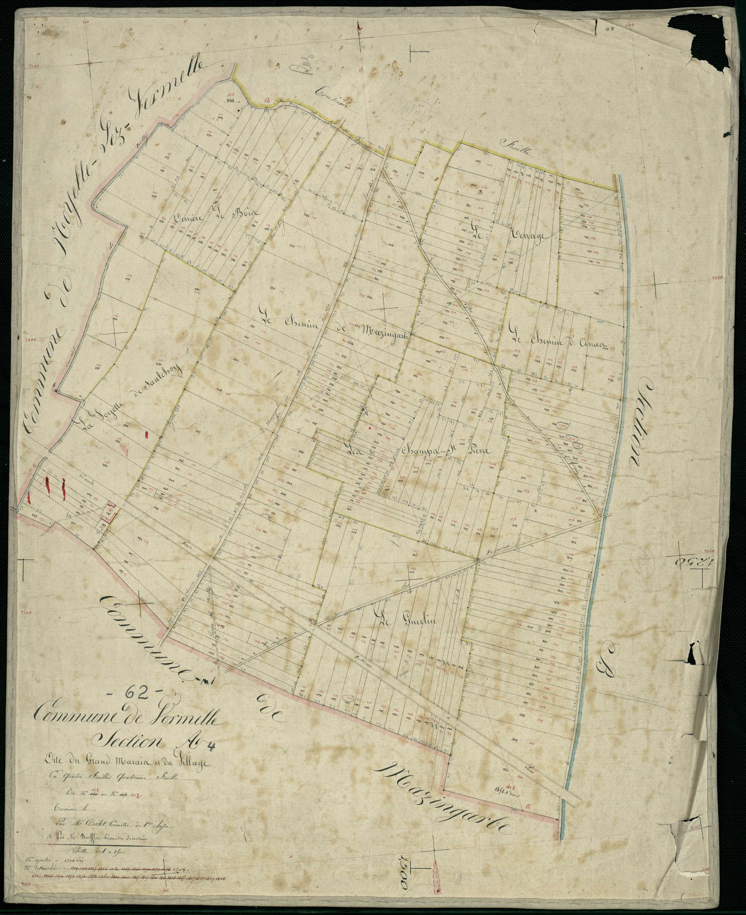 Vermelles - Section A, 4e feuille