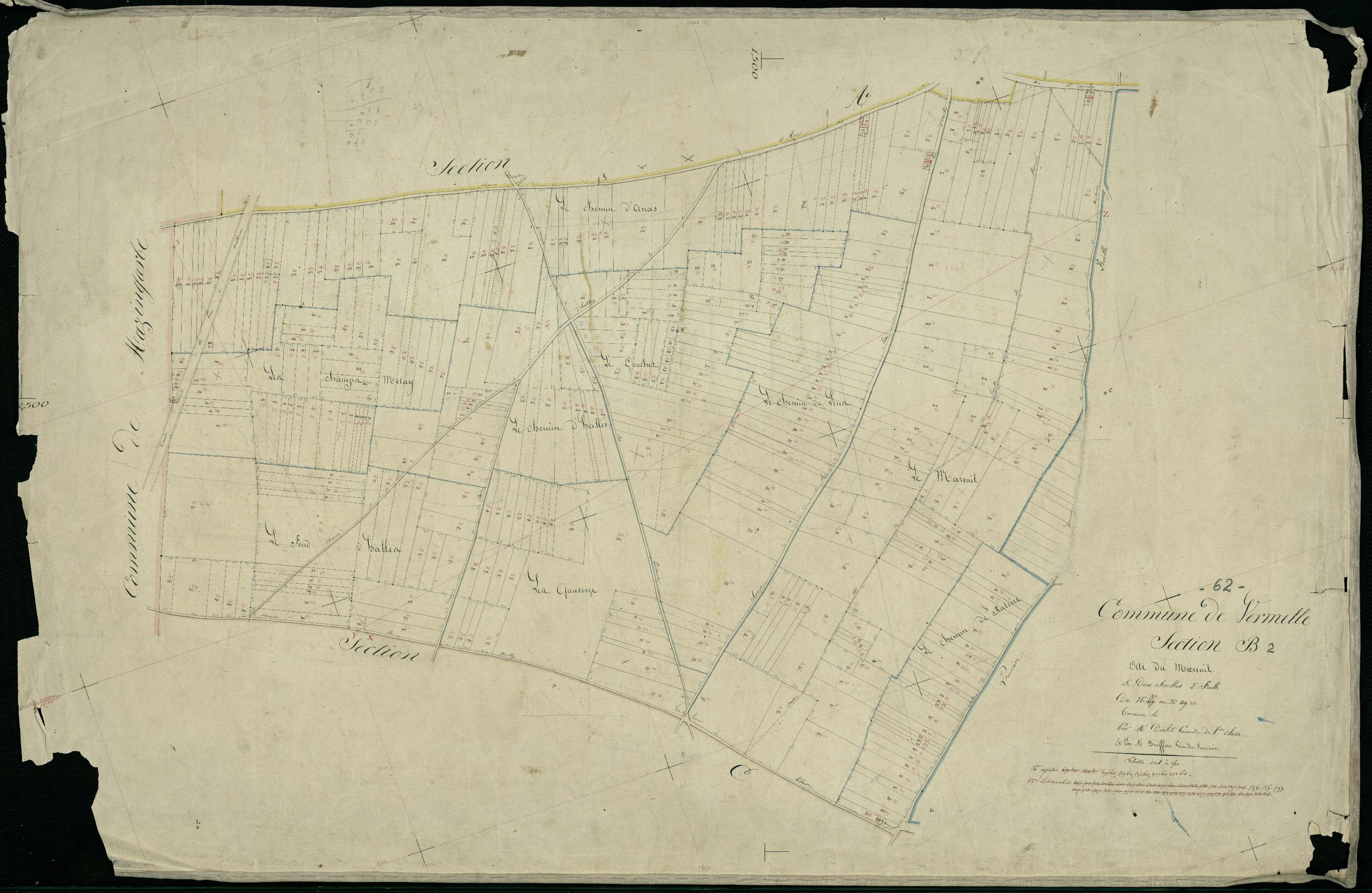 Vermelles - Section B, 2e feuille