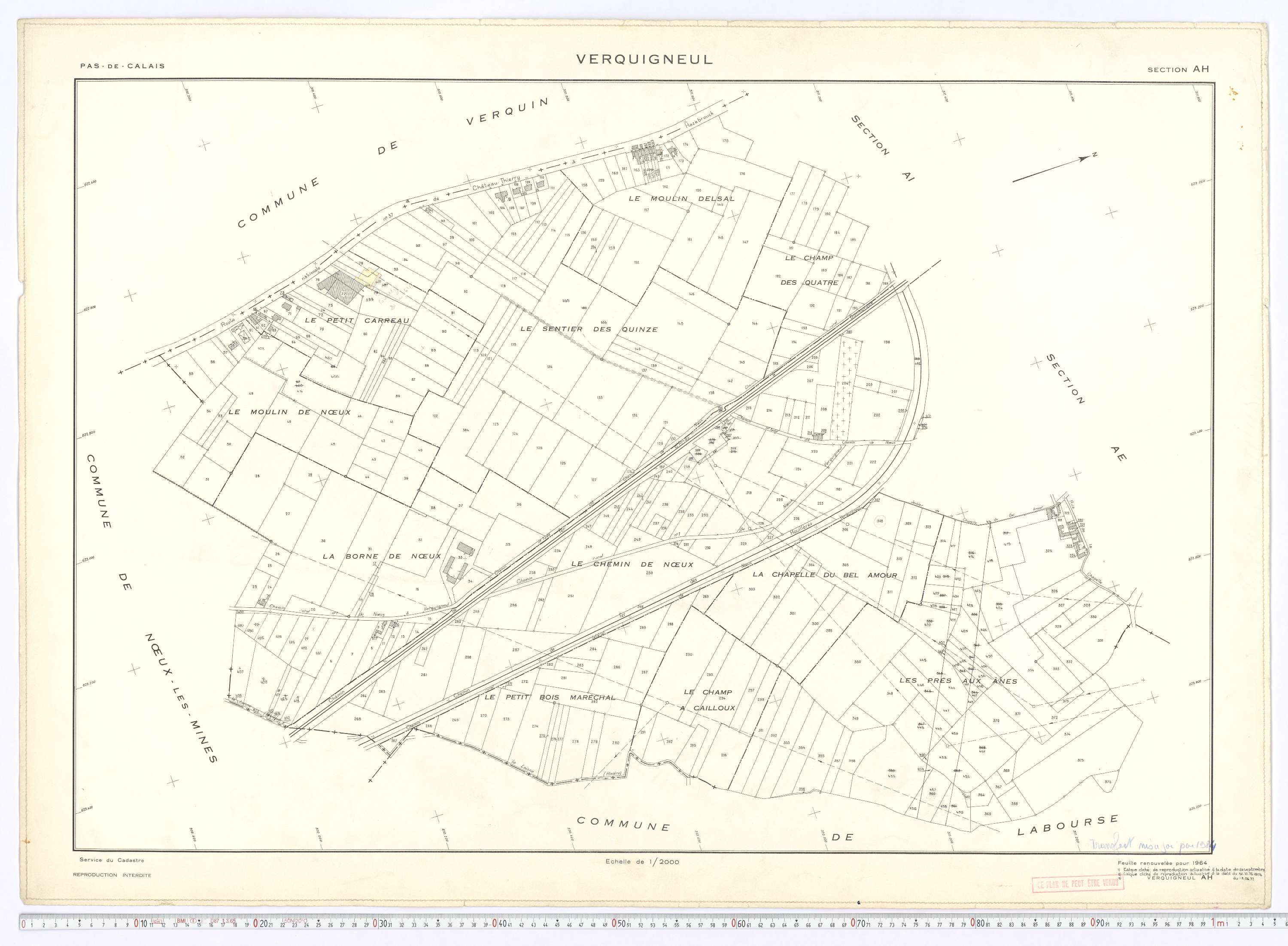 Verquigneul - Section AH.