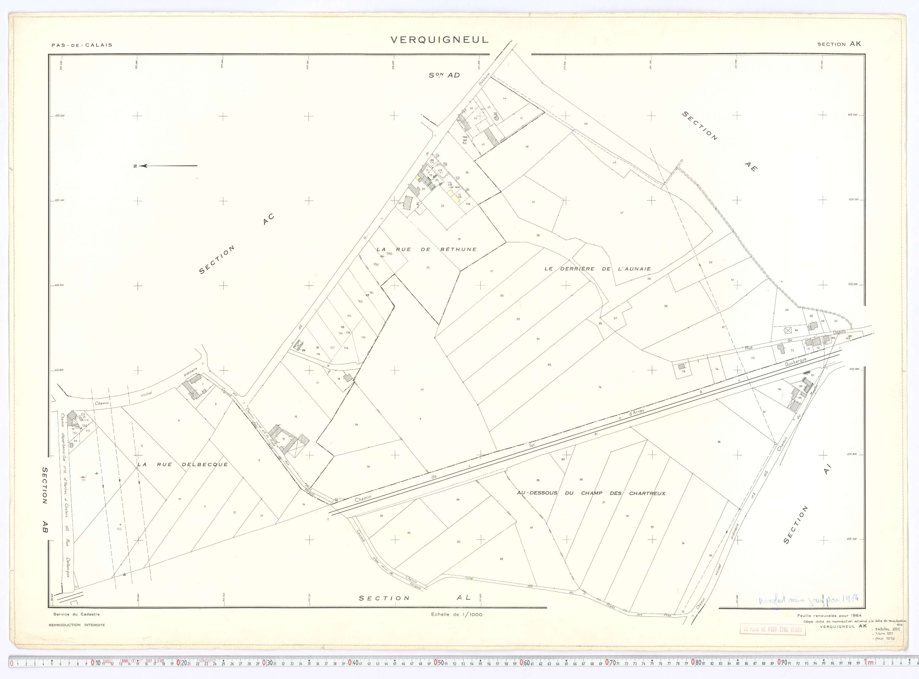 Verquigneul - Section AK.