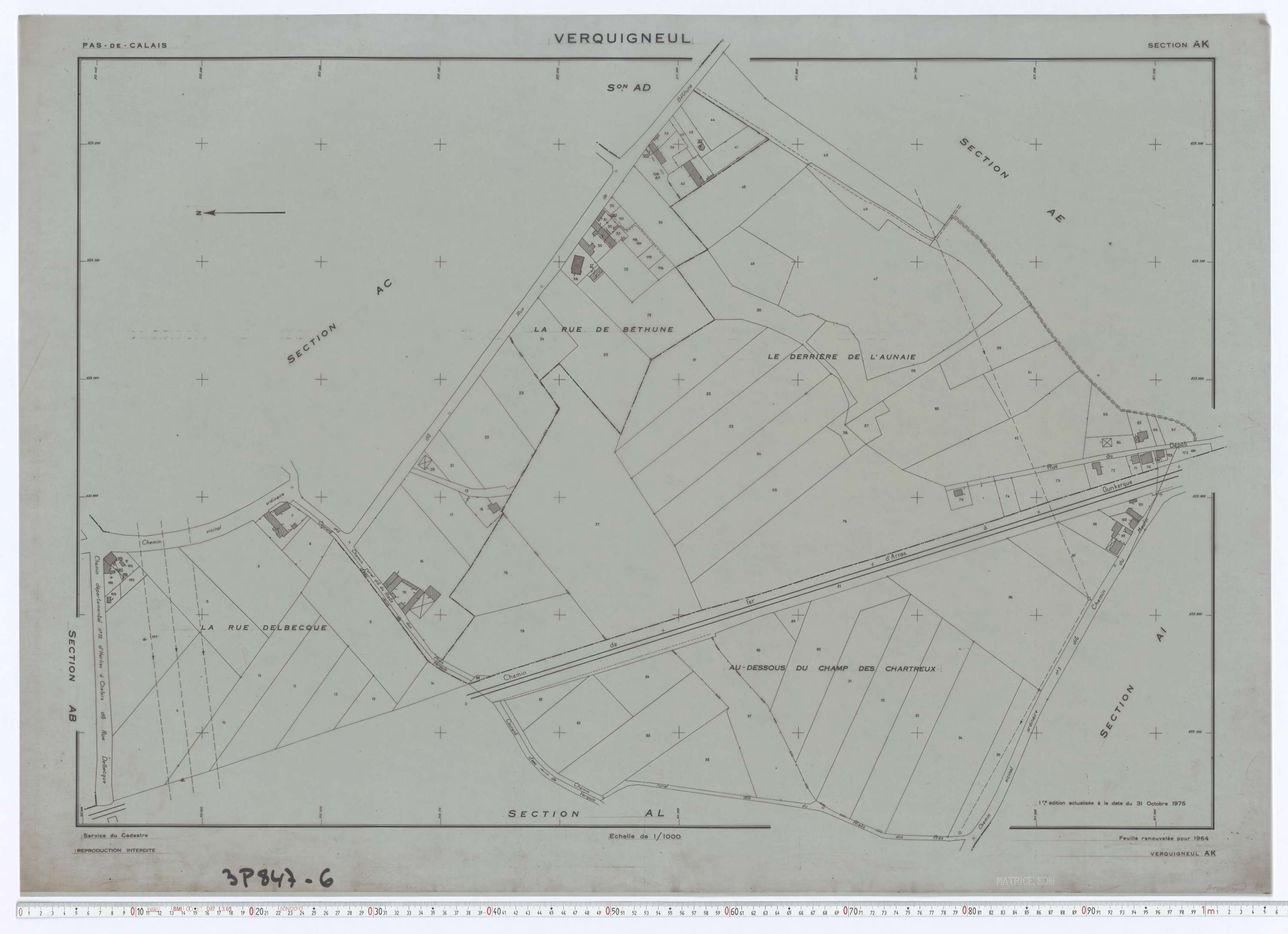 Verquigneul - Section AK.