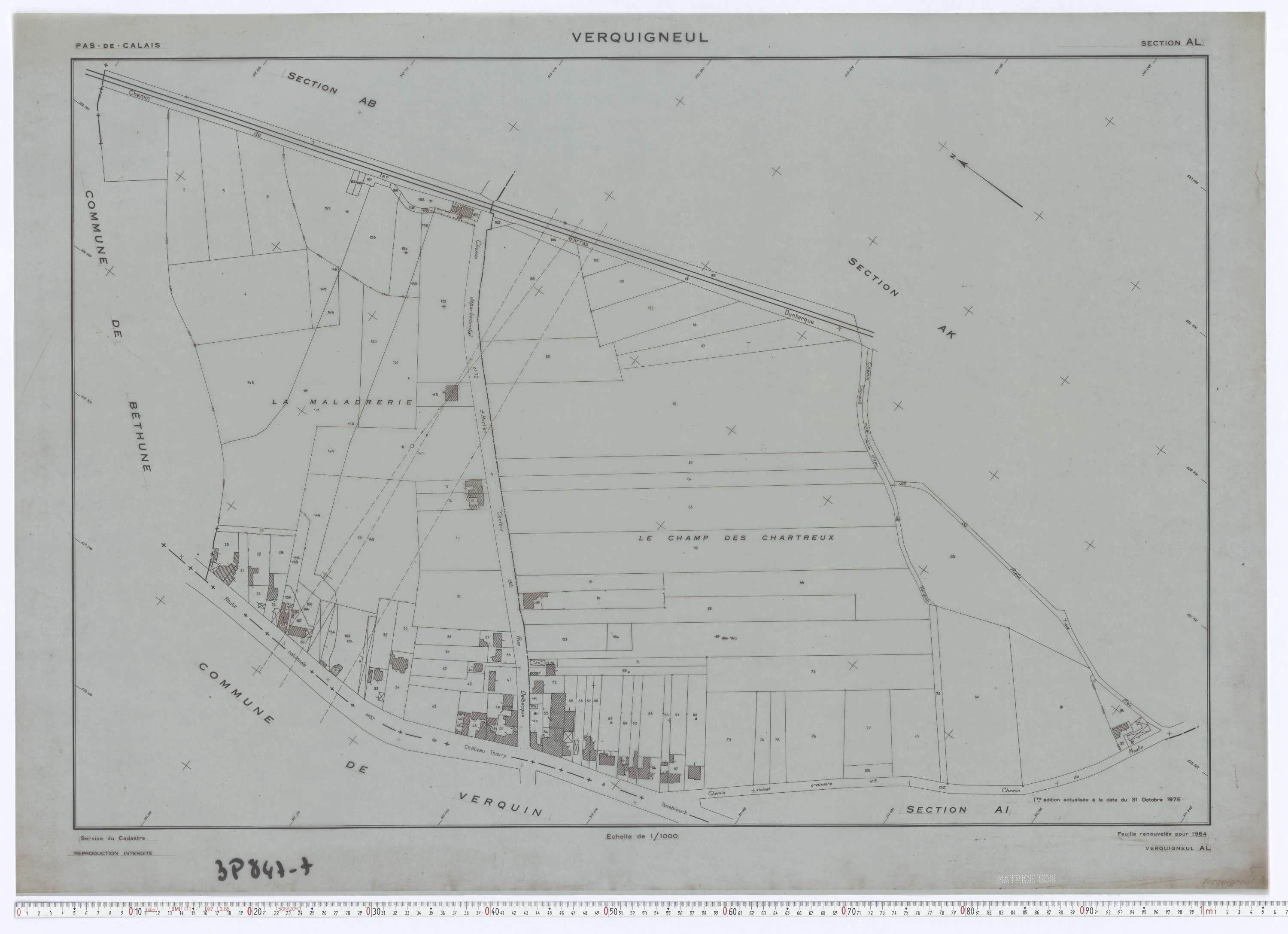 Verquigneul - Section AL.