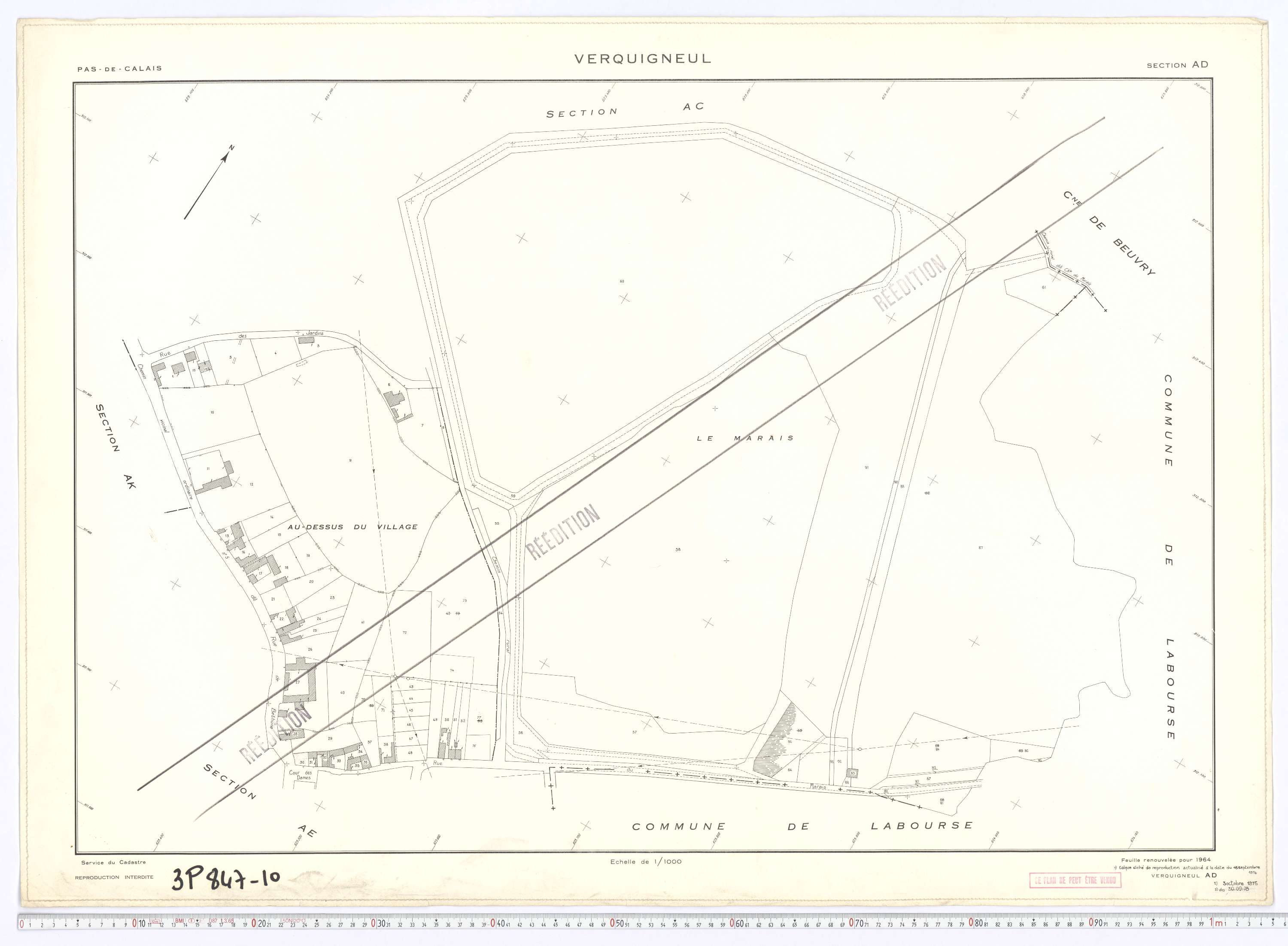 Verquigneul - Section AD.