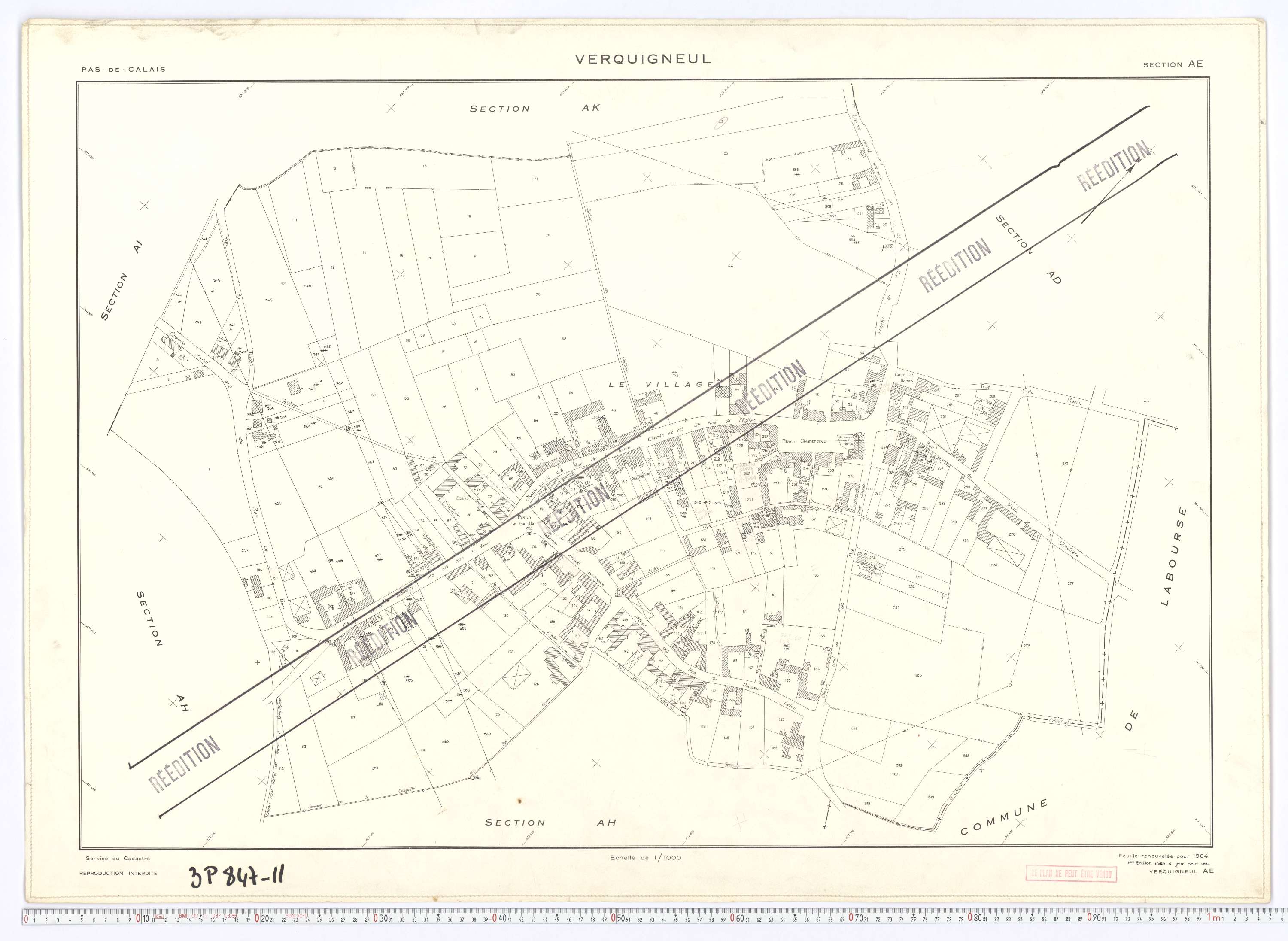 Verquigneul - Section AE.