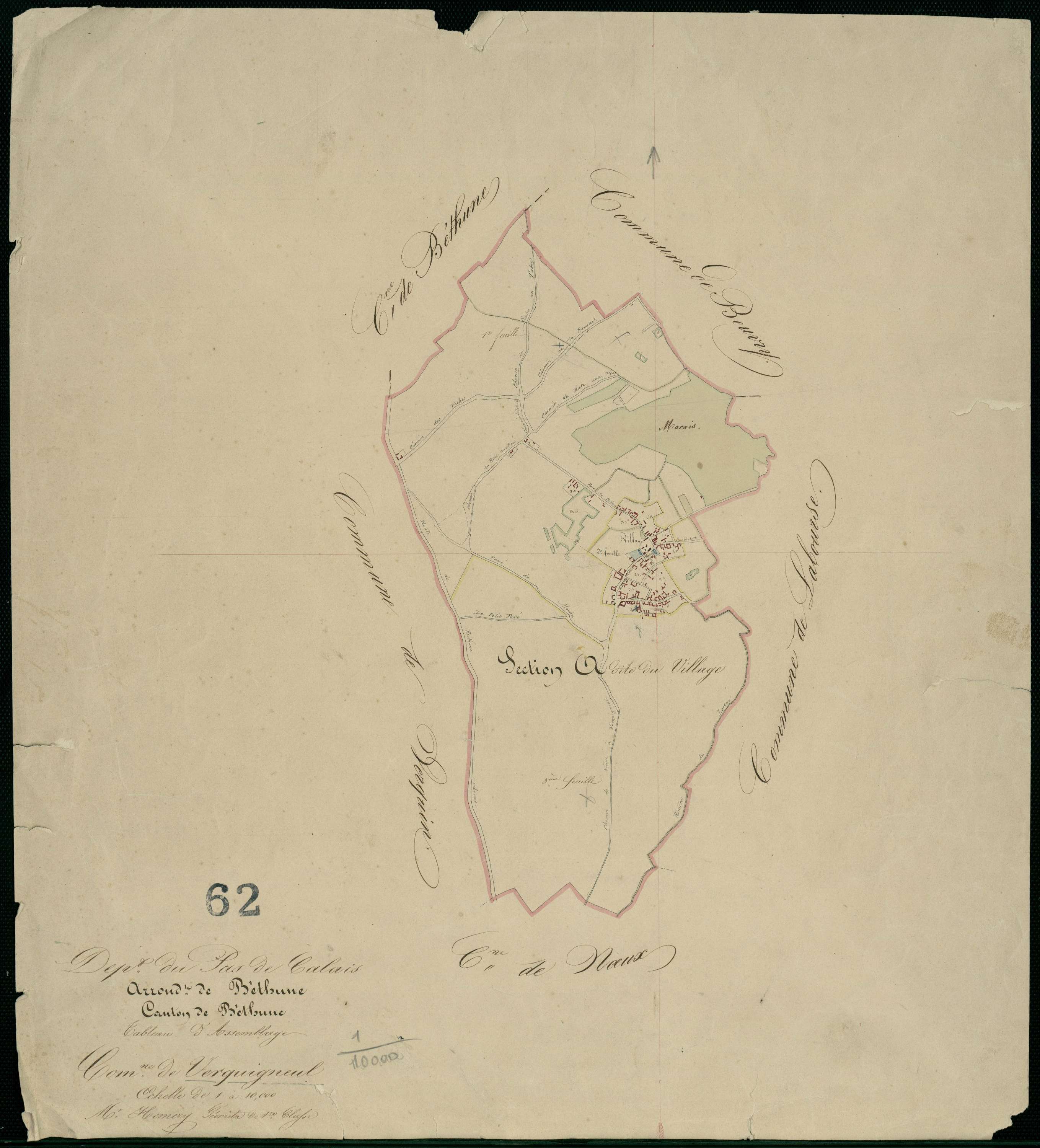 Verquigneul - Tableau d'assemblage