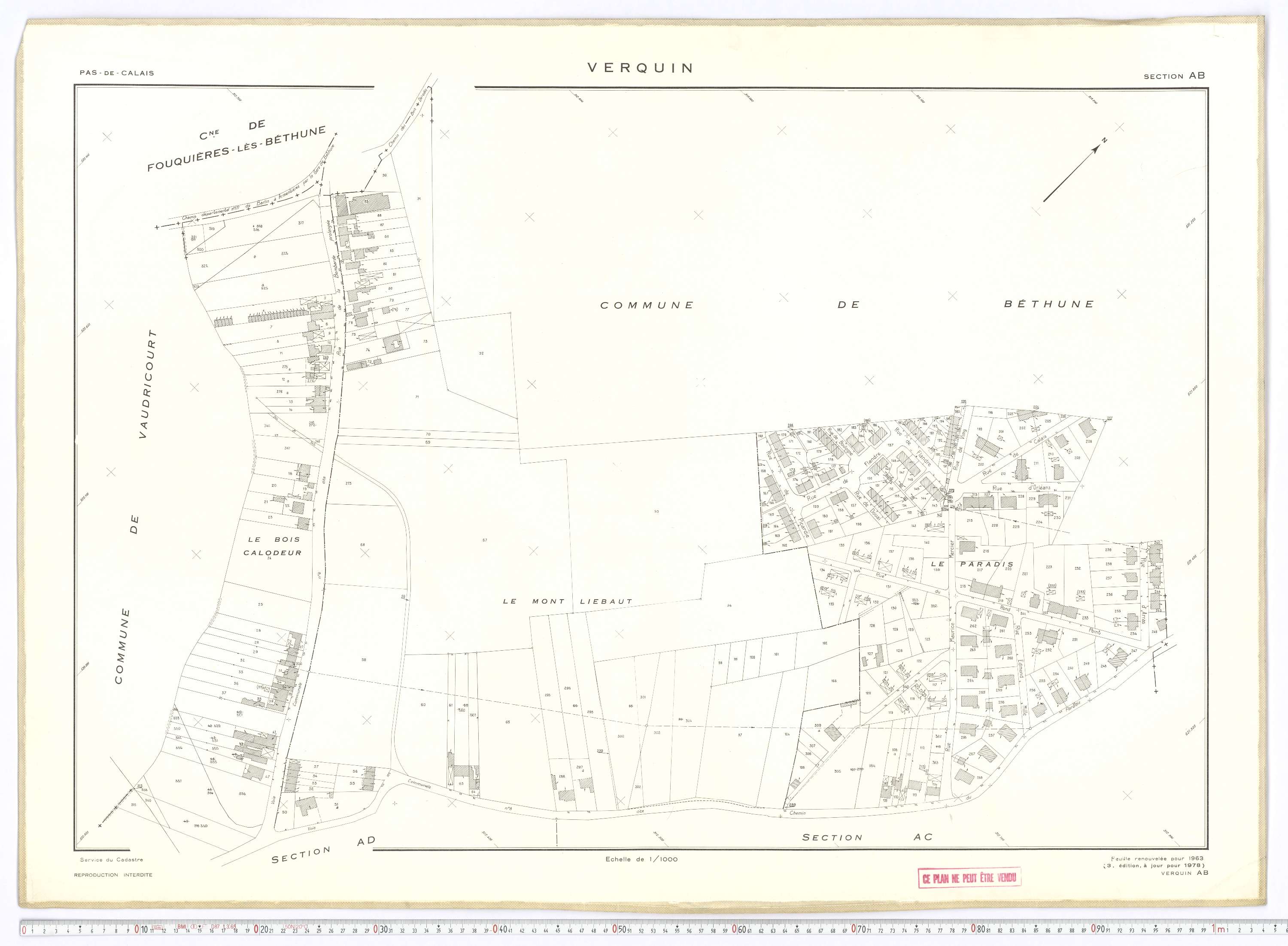Verquin - Section AB.