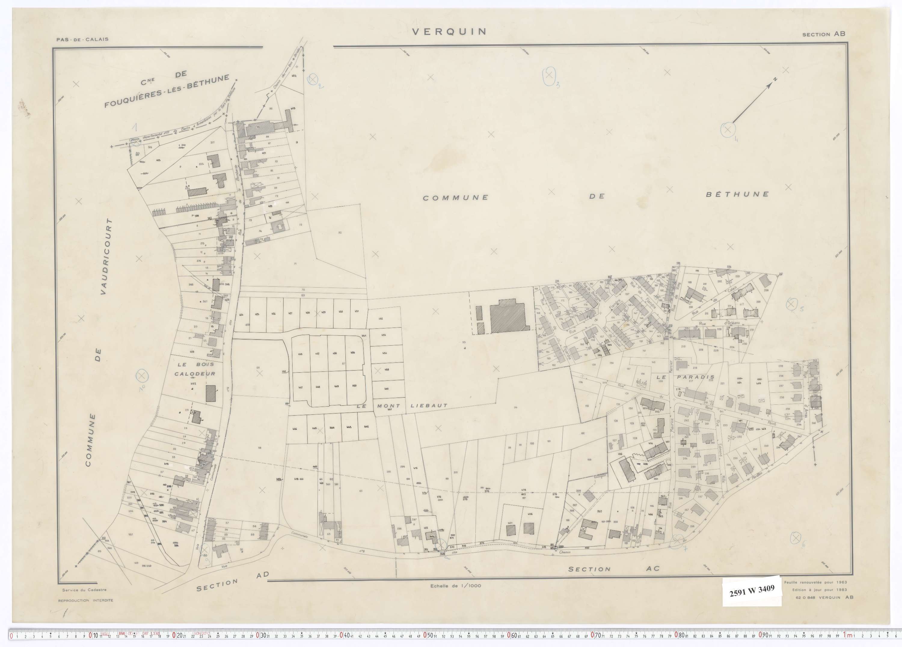 Verquin - Section AB.