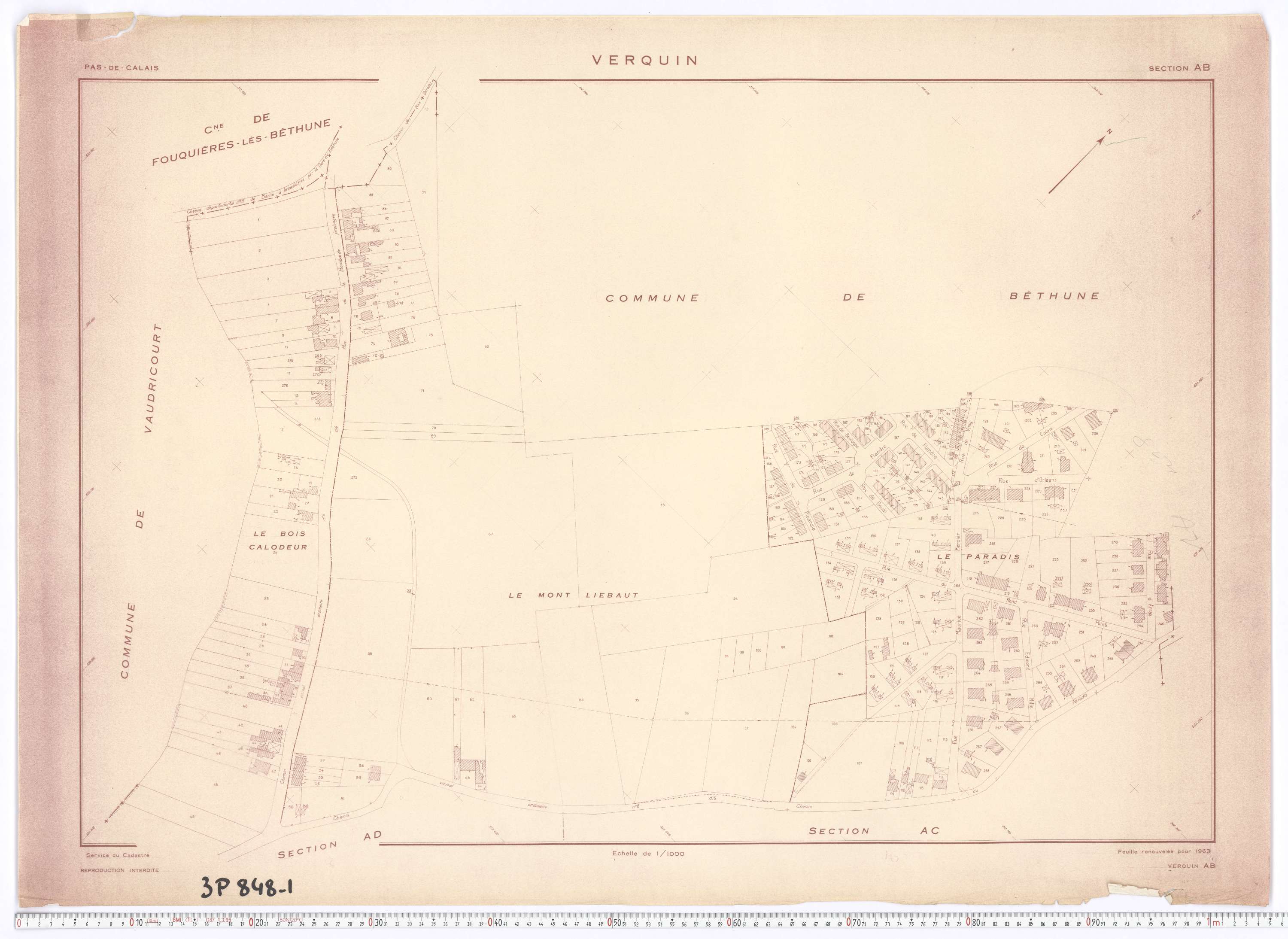 Verquin - Section AB.