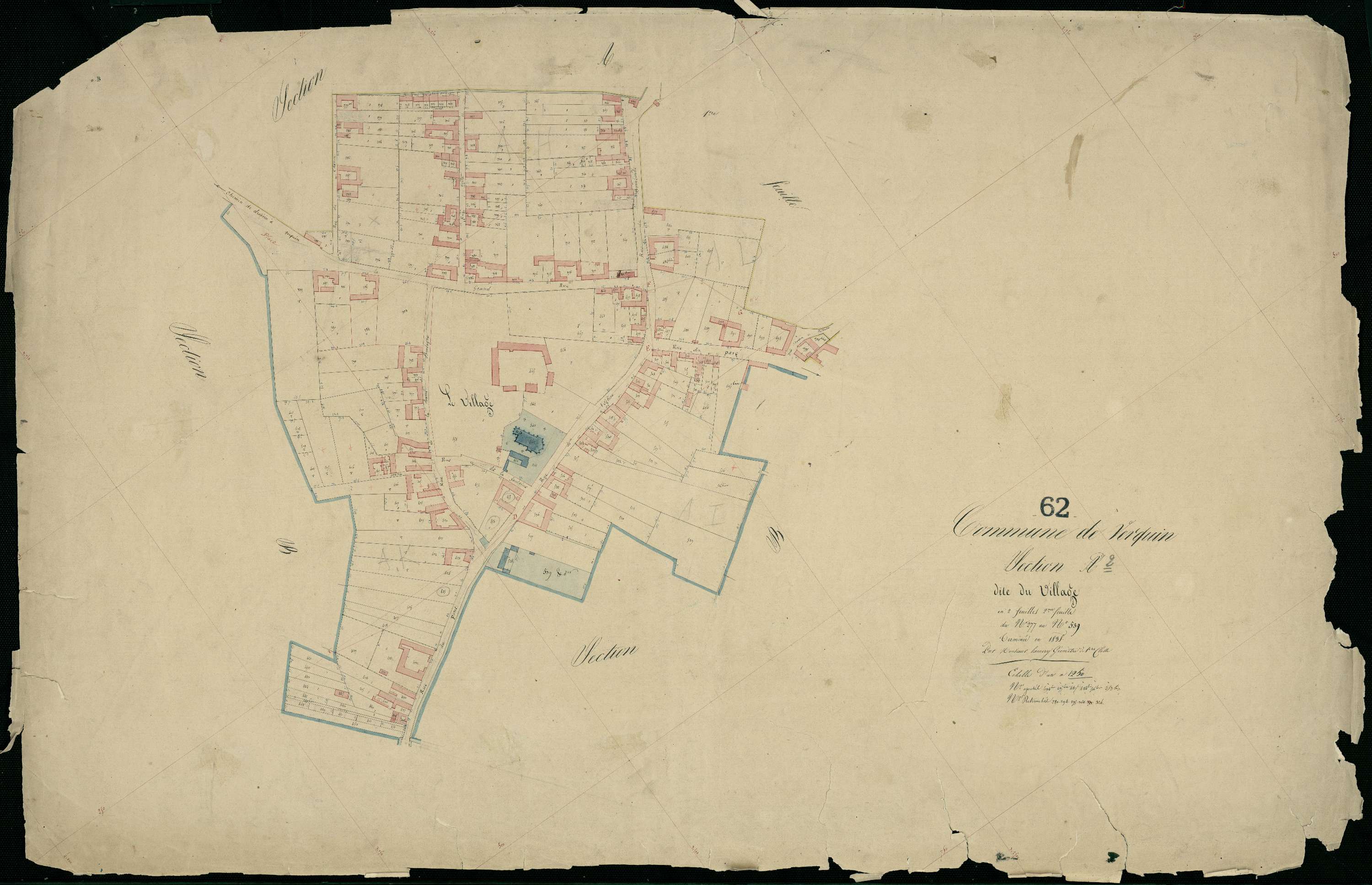 Verquin - Section A, 2e feuille