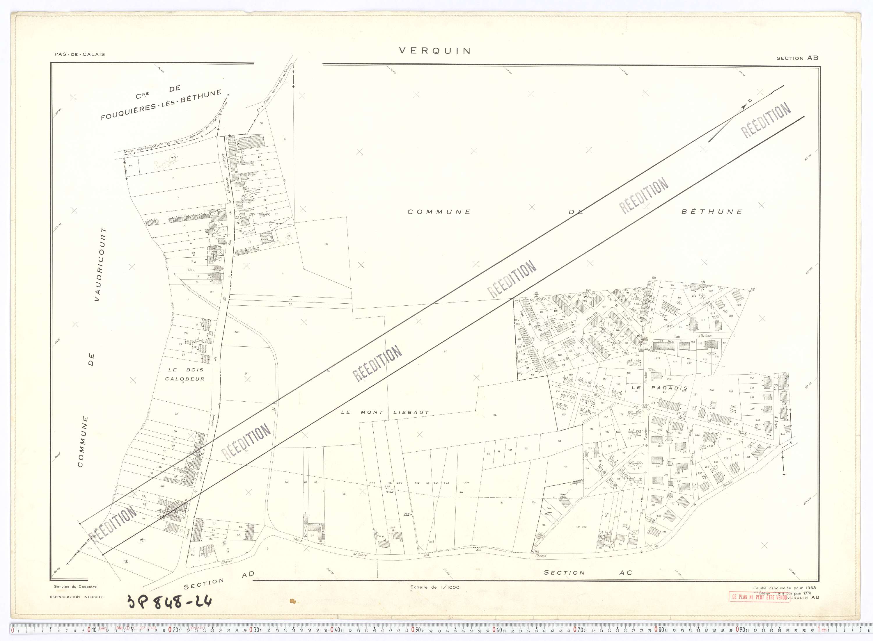 Verquin - Section AB.
