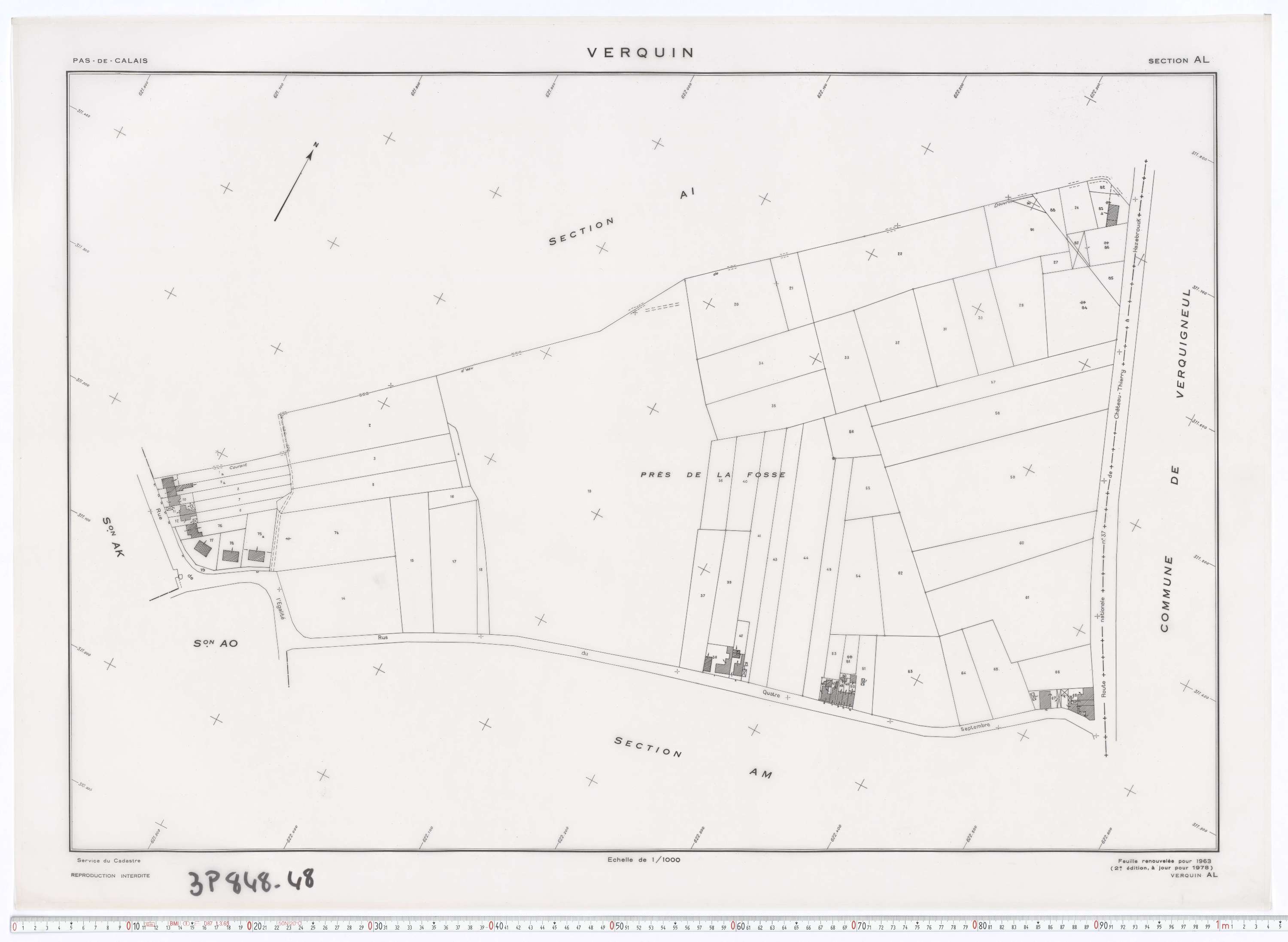 Verquin - Section AL.