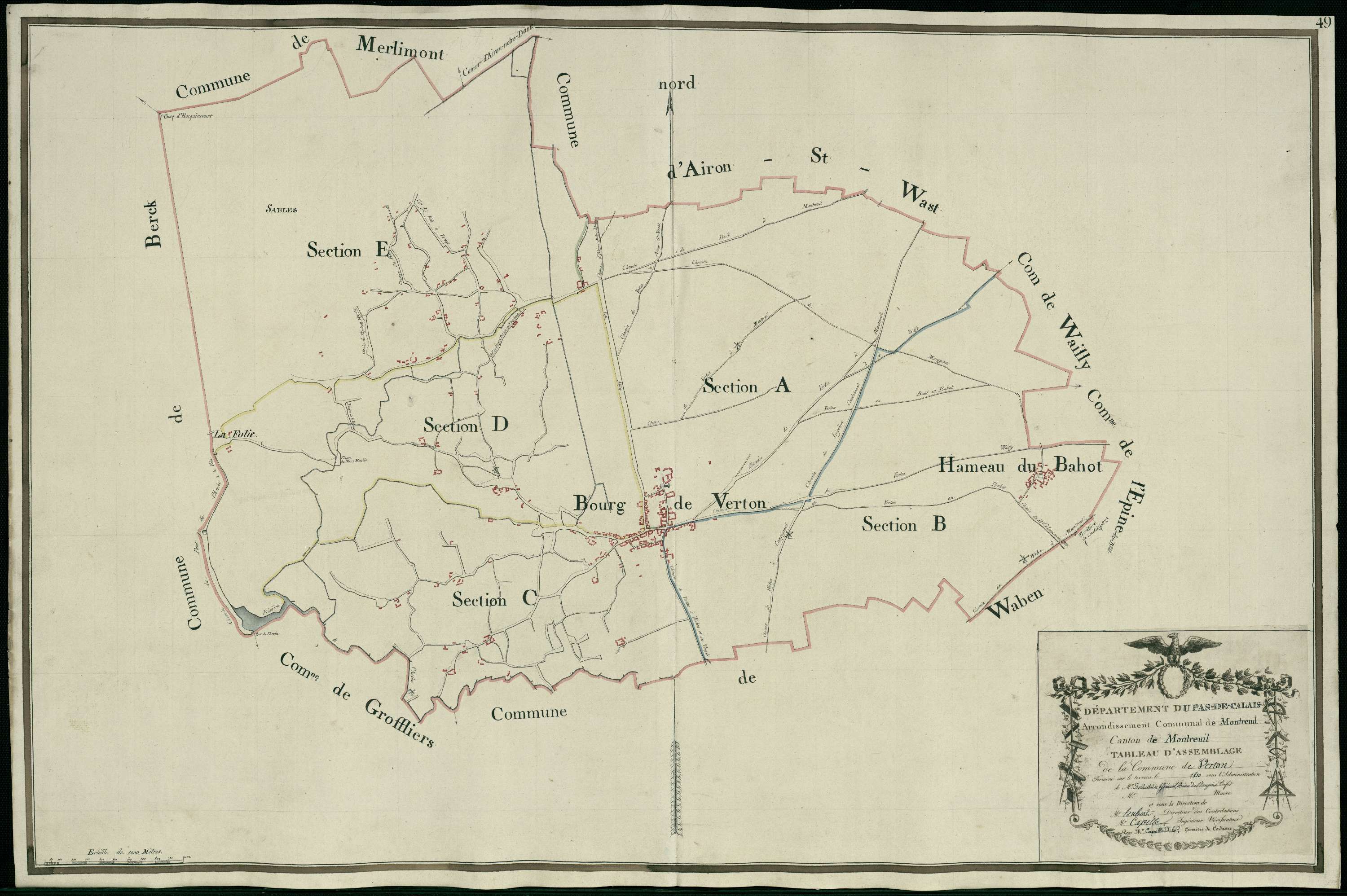 Verton - Tableau d'assemblage