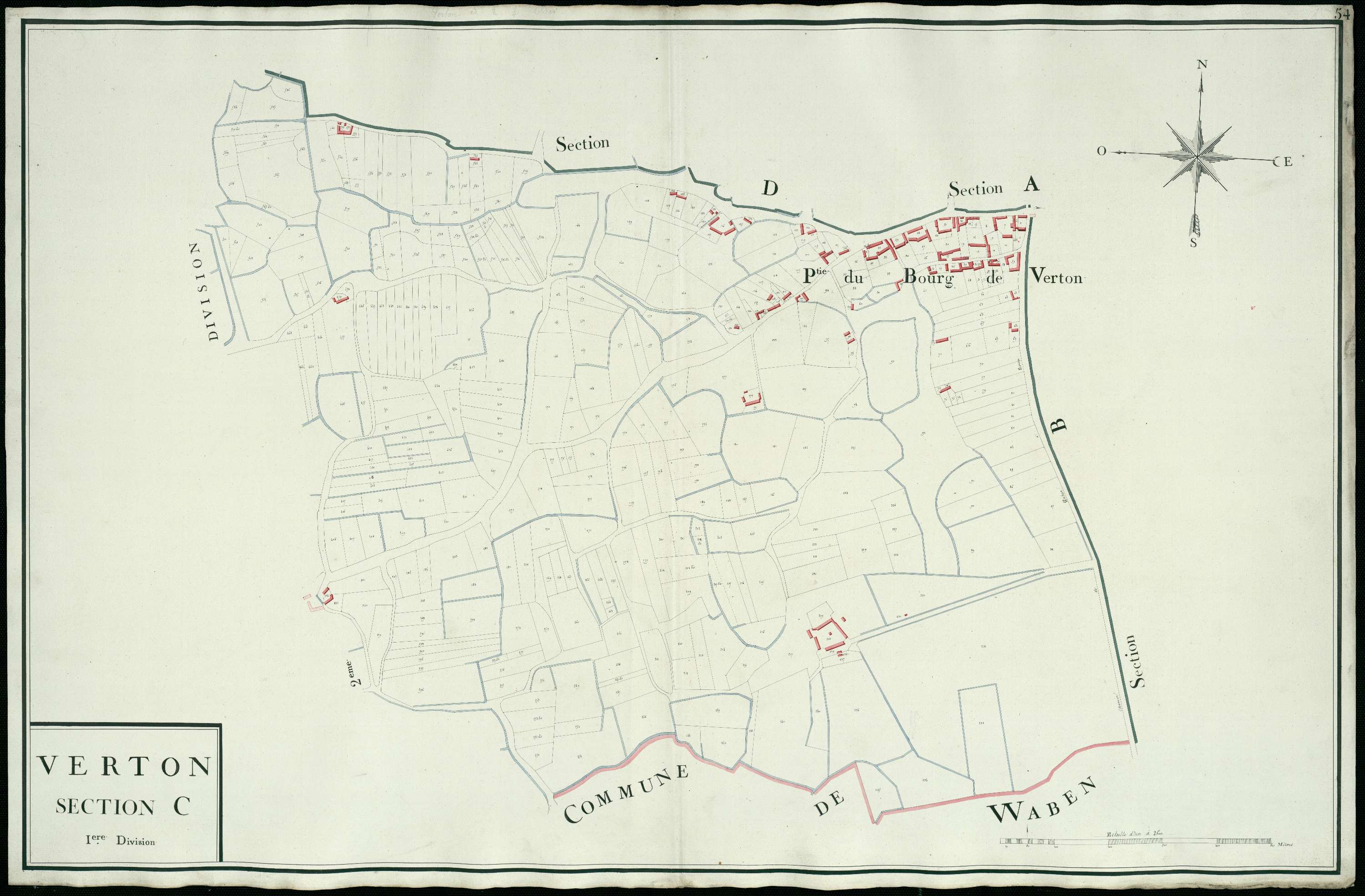 Verton - Section C, 1re feuille