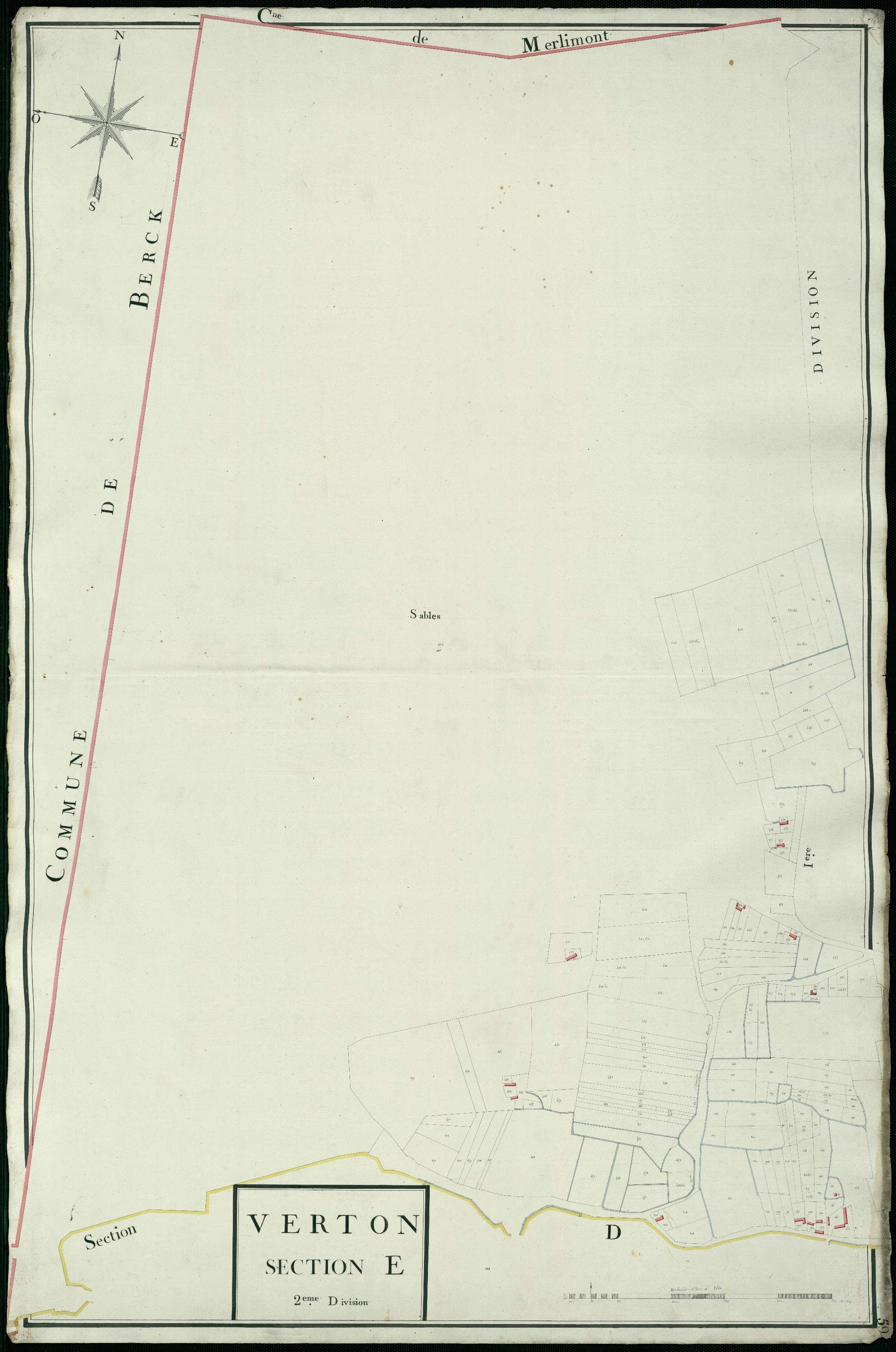 Verton - Section E, 2e feuille