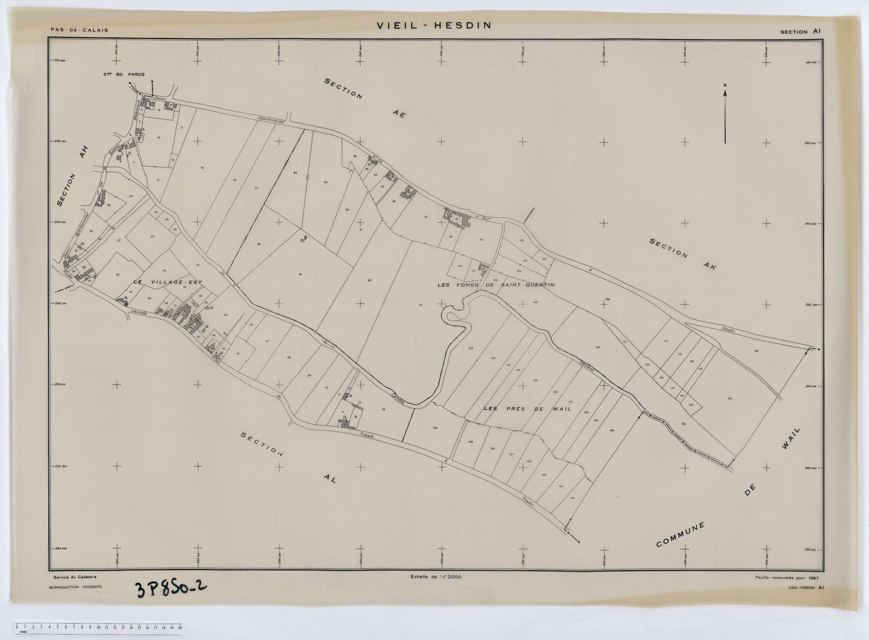 Vieil-Hesdin - Section AI.