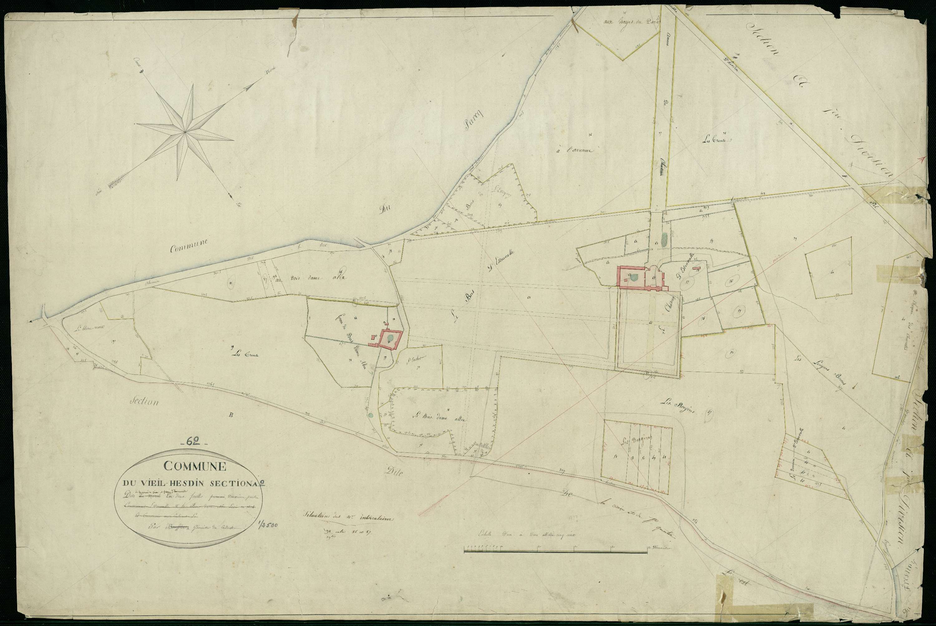Vieil-Hesdin - Section A, 2e feuille