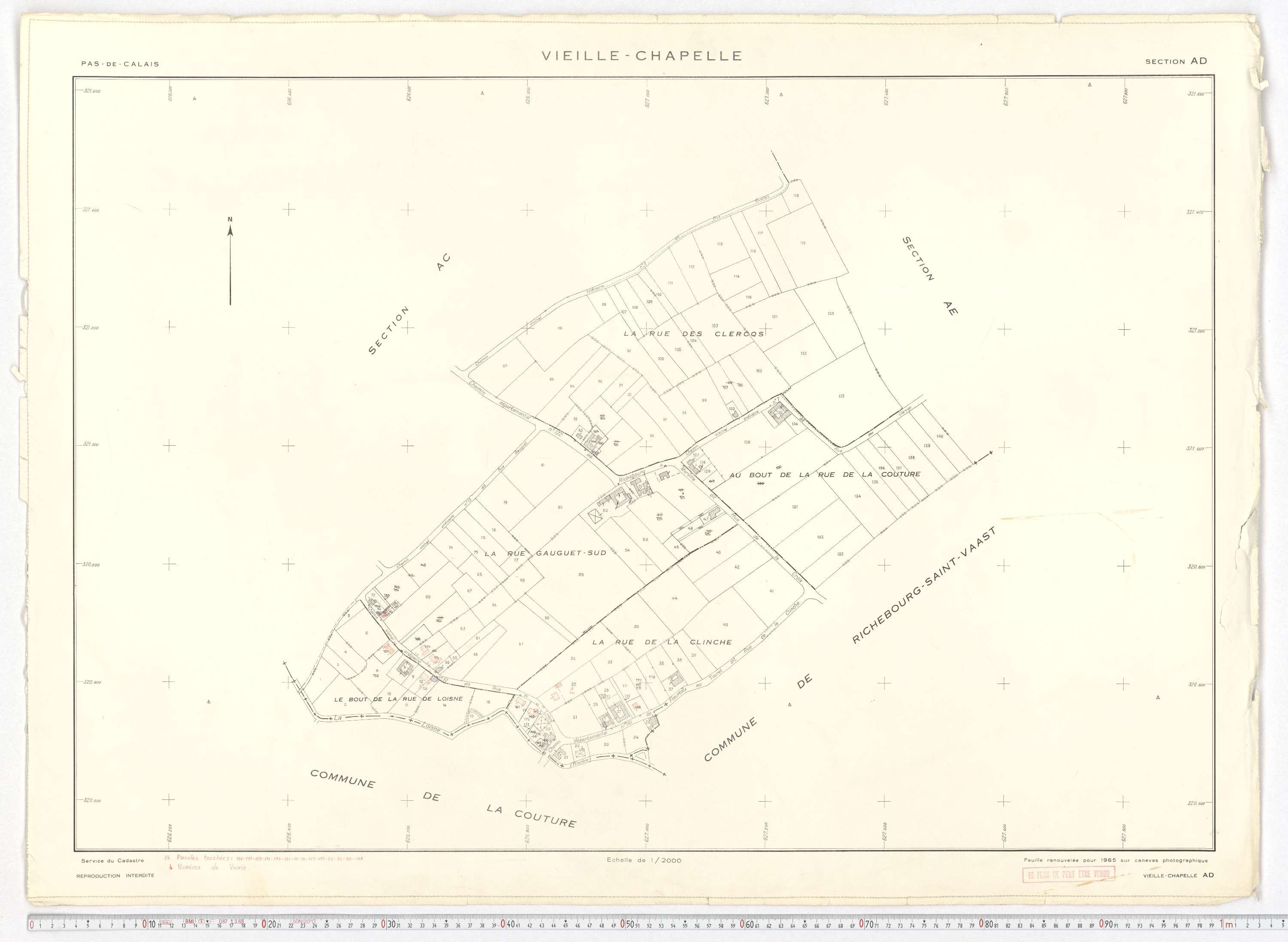 Vieille-Chapelle - Section AD.