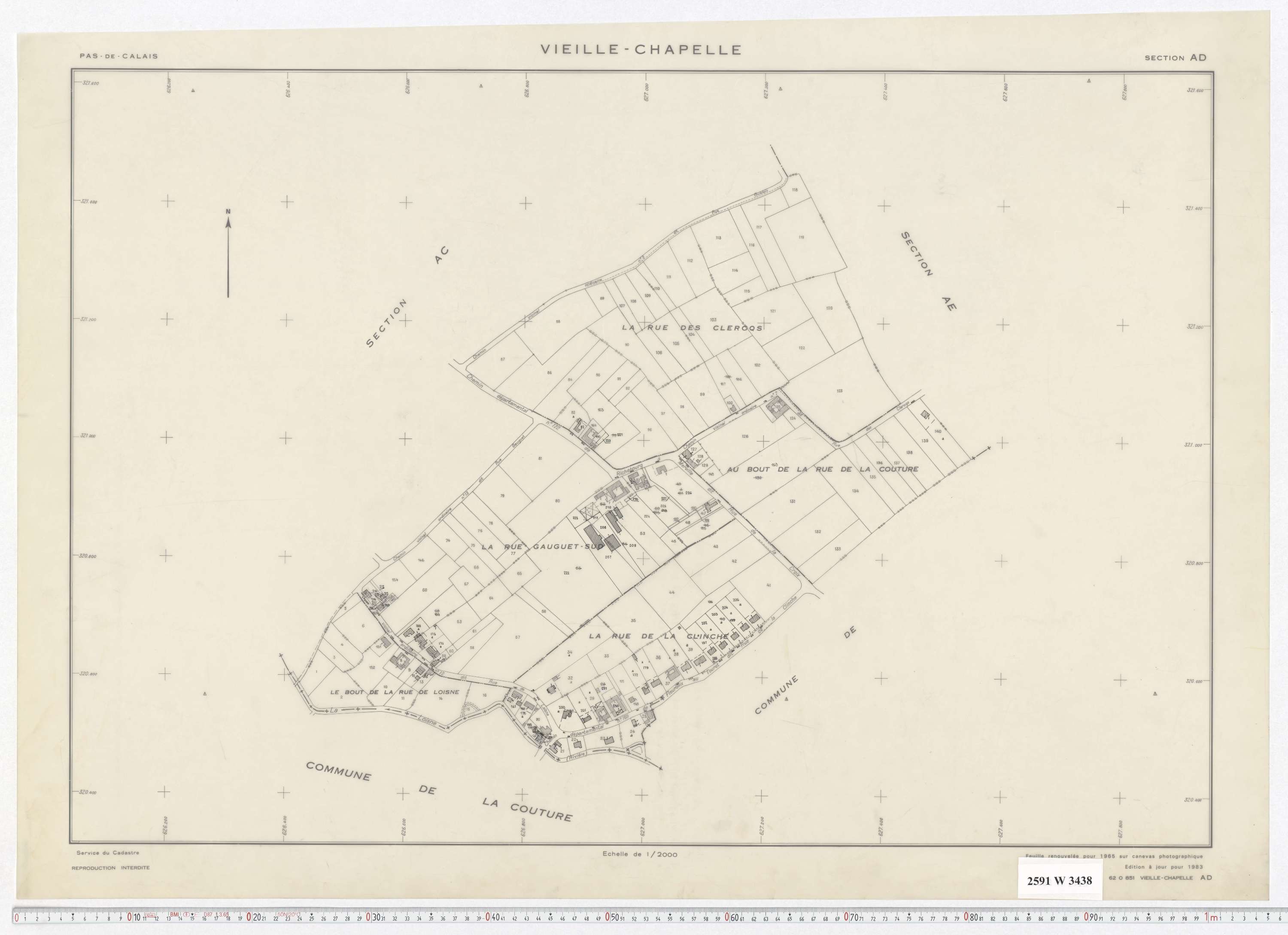 Vieille-Chapelle - Section AD.