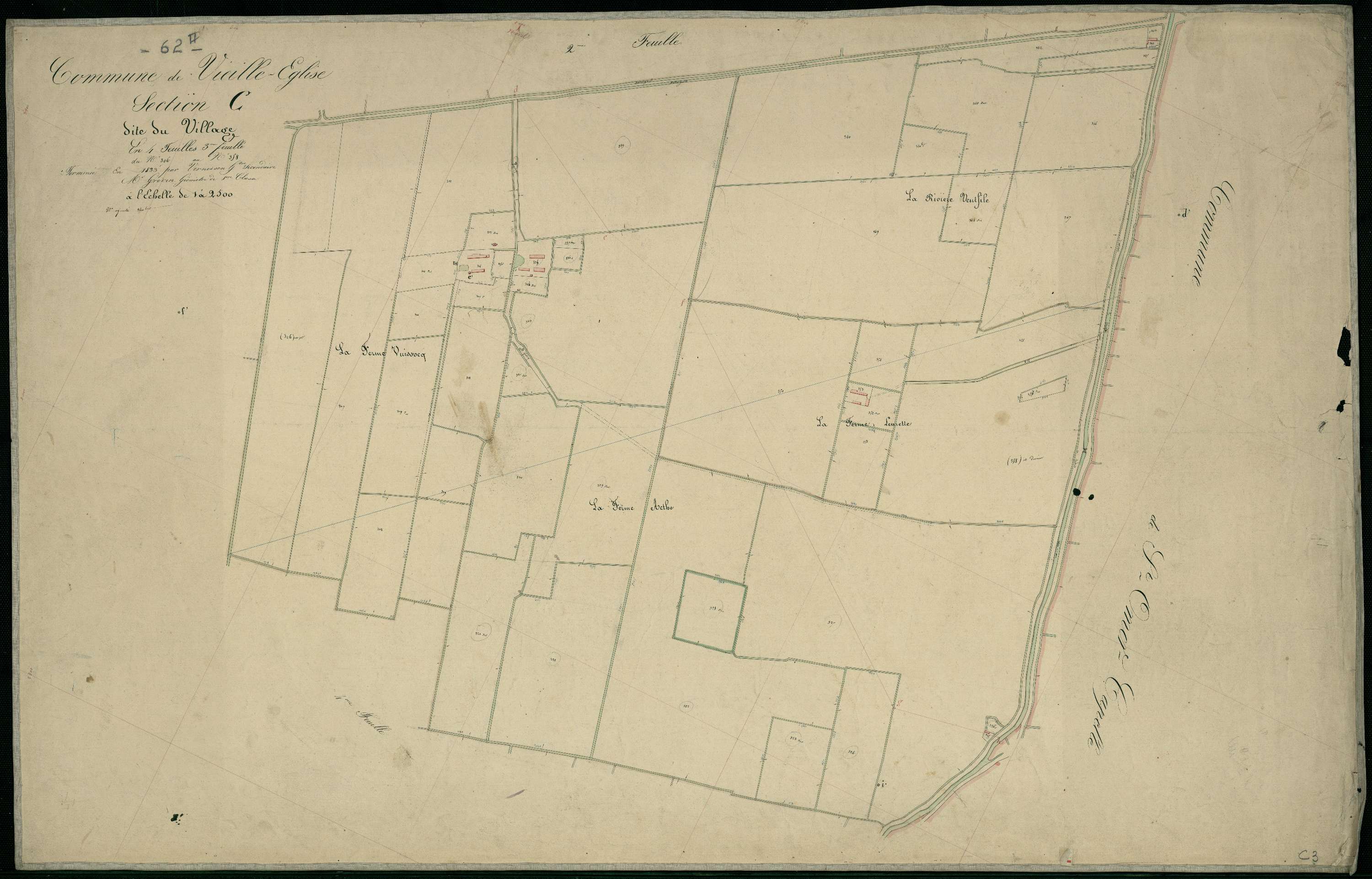 Vieille-Église - Section C, 3e feuille