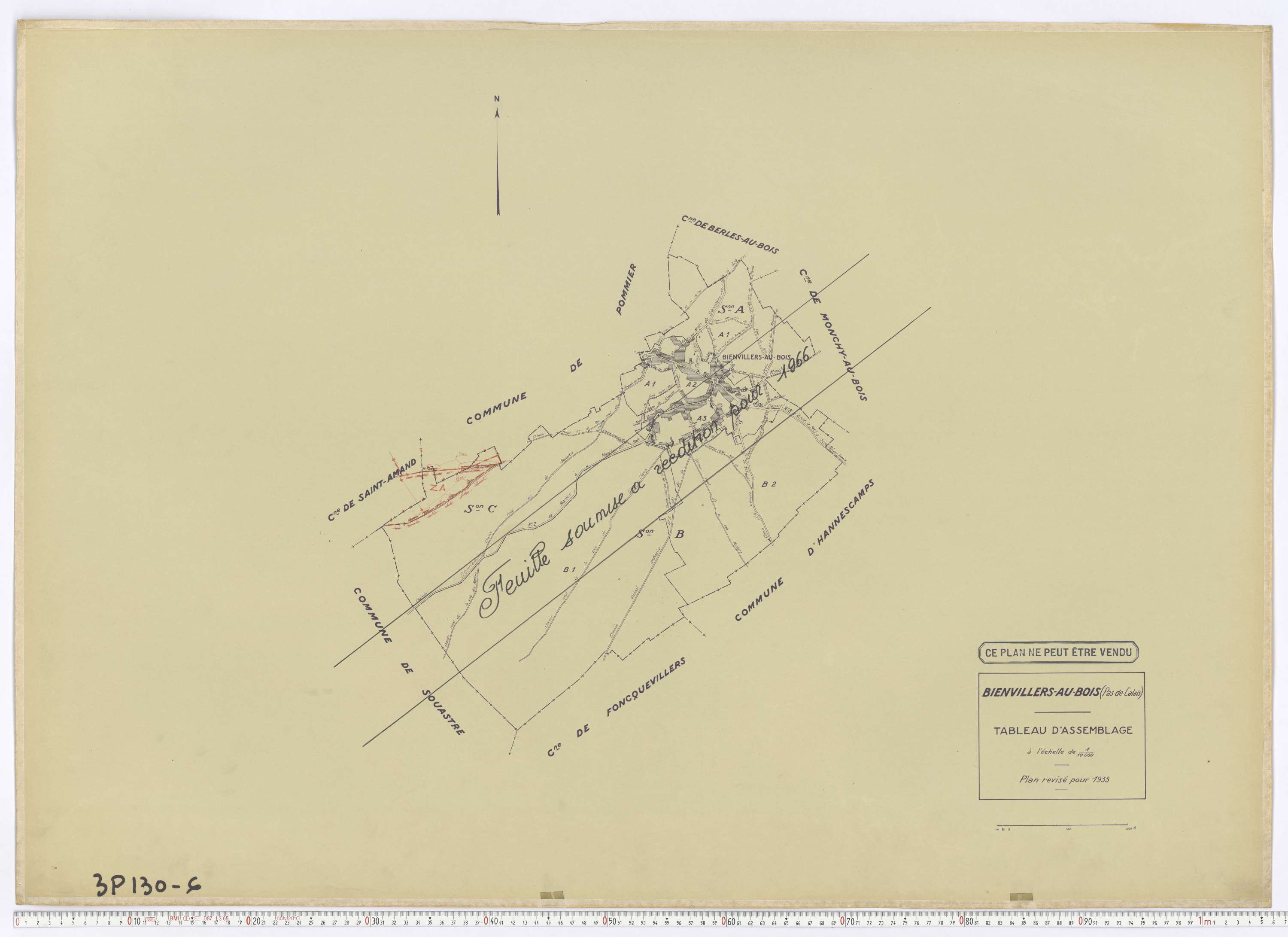 Villers-au-Bois - Tableau d'assemblage.